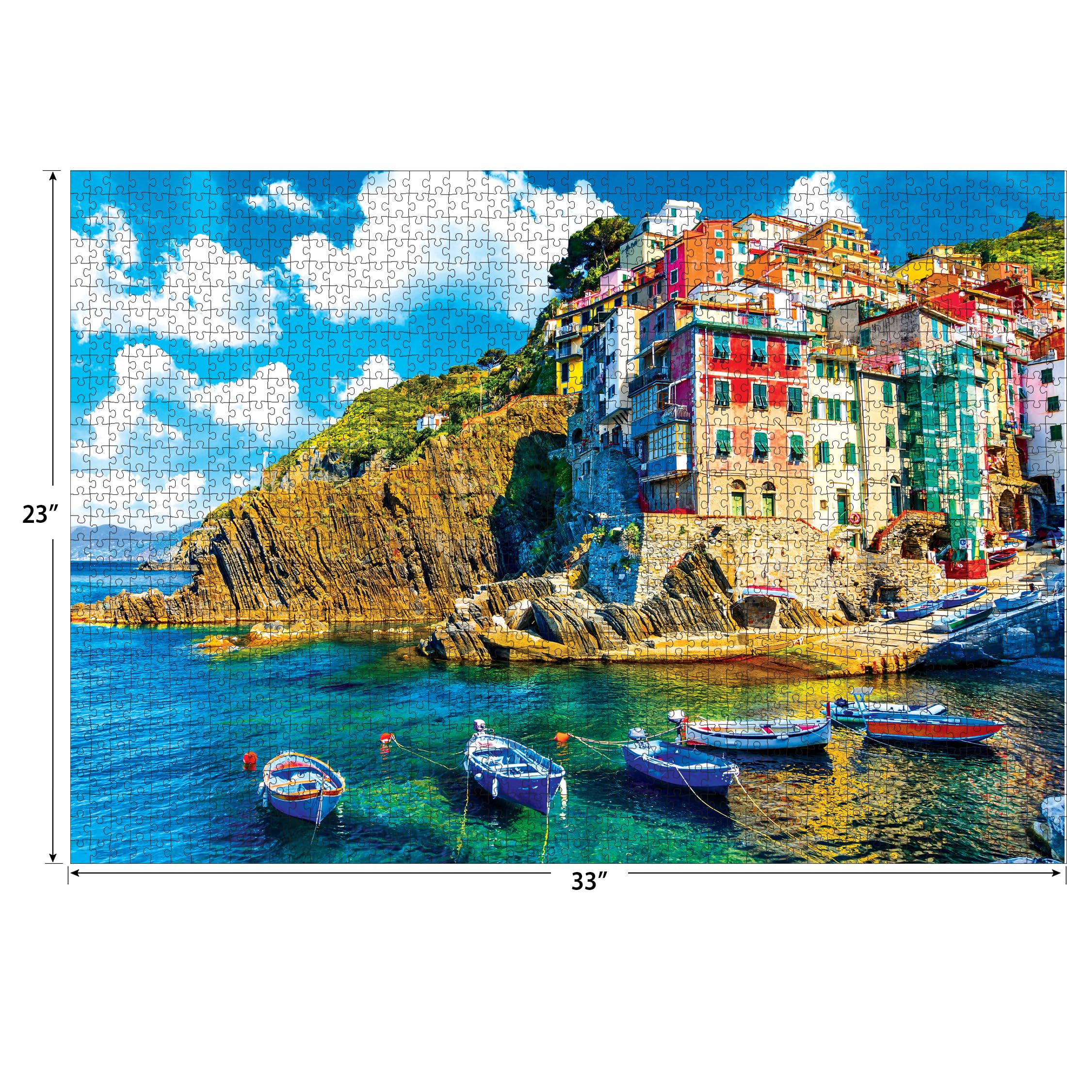 Amazon.com: RoseArt - Kodak Premium - Cinque Terre Riomaggiore