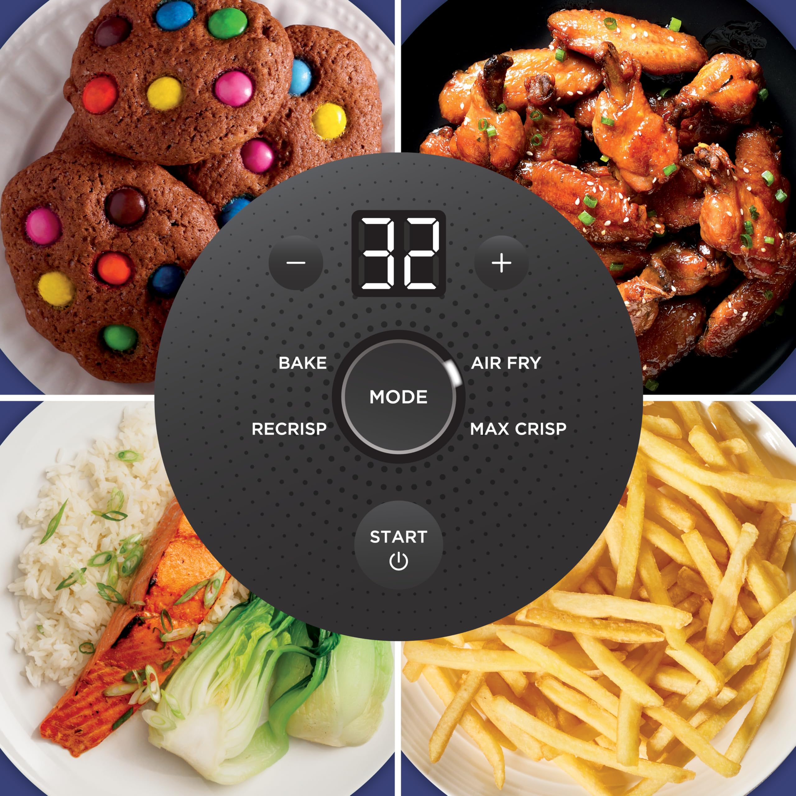 Ninja Crispi Air Fryer, Microwave, Freezer & Dishwasher Safe, Non Toxic Glass Portable Cooking System, 4 QT & 6 Cup Glass Containers with Storage Lids, Easy Meals, Air Fry, Bake, Green, FN101SG