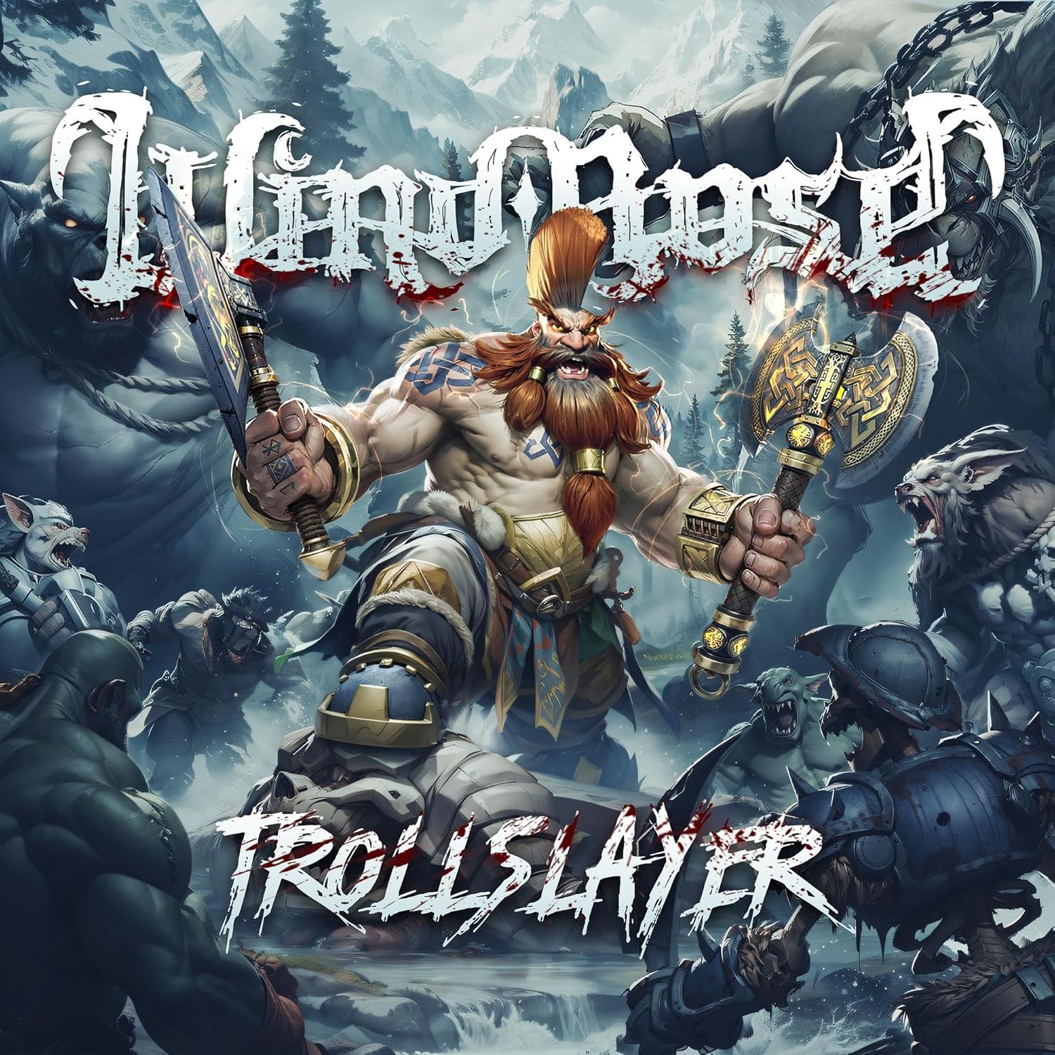 Trollslayer por Wind Rose — capa do álbum