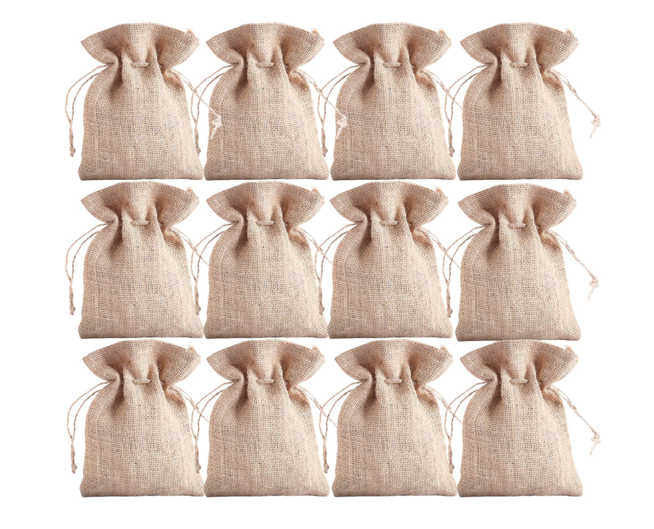 EARTHBAGS Jute POTLI in Beige with Drawstring – Pack of 12 (B07V5GHWCZ) Amazon Price History, Amazon Price Tracker
