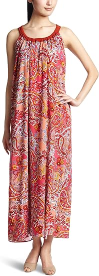 Amazon Co Jp アメリカンラグシー American Rag Cie Navasana 大柄ペイズリーマキシワンピース 712 Nsh N122 ワンピース009 028 Pk Pt F 服 ファッション小物