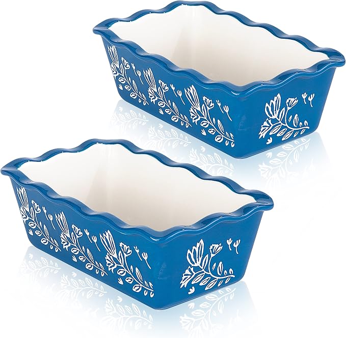 Loaf Pan Bread Pan Ceramic loaf pans for baking Porcelain Baking Pans Nonstick Bread Pans for Baking
