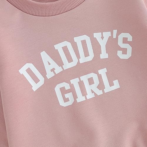 Miniatura 7 de Daddys - Ropa de bebé para niña pequeña, sudadera de manga larga, sin botones, pantalones deportivos para otoño e invierno, trajes de 2 piezas