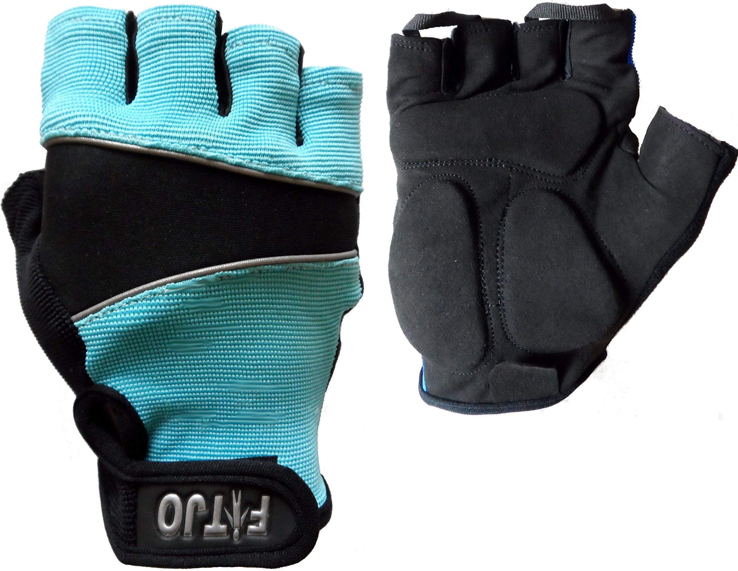 FJS GEL PADDED CYCLING/CYCLE/WHEELCHAIR SPORTS BMX MTB BIKE BICYCLE GLOVES