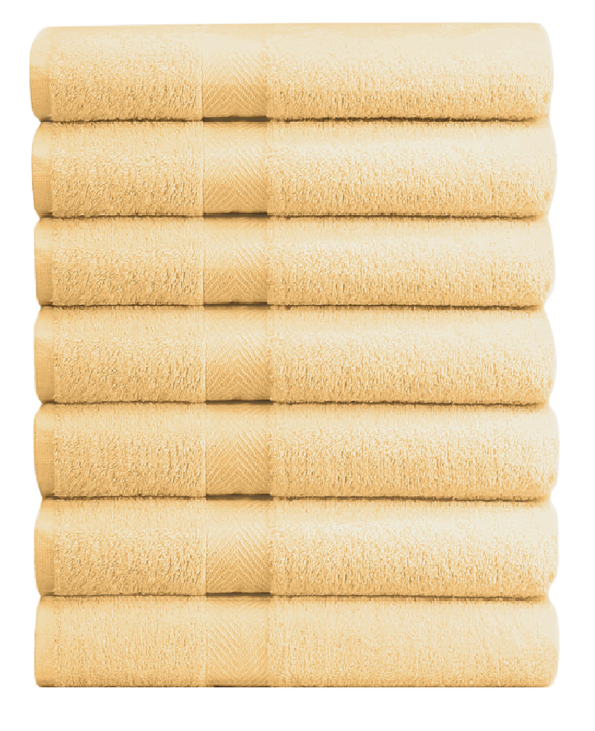 Opulent Dreams 100% Egyptian Cotton Towel Sets – Soft, Absorbent, Quick-Dry – Includes Bath Sheets, Bath Towels, Hand Towels, Flannels – Luxuriously Easy to Wash (Cream, Hand Towel (Pack of 7))