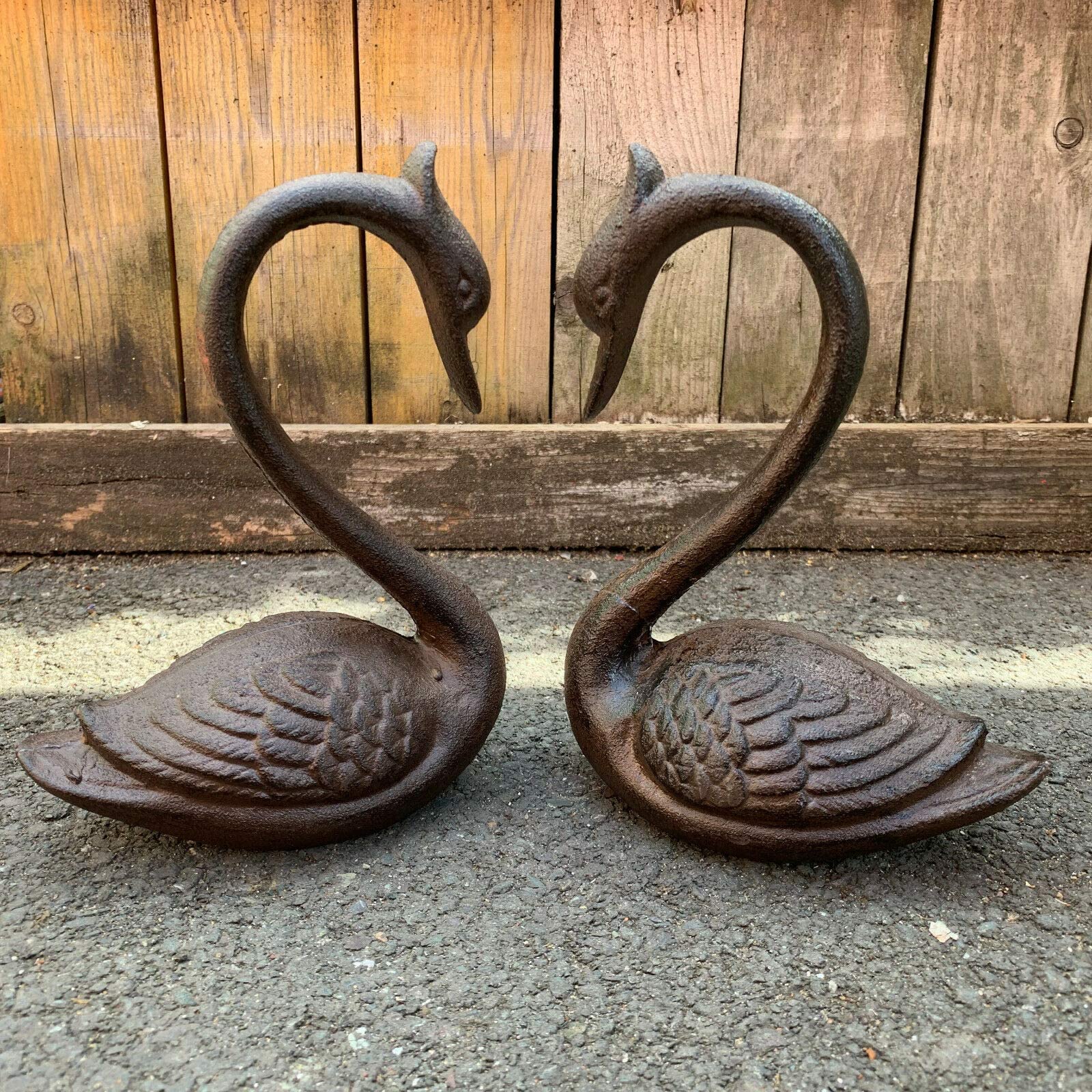 Buy Darthome Ltd Vintage Cast Iron Swan Outdoor Garden Lawn Patio Pond