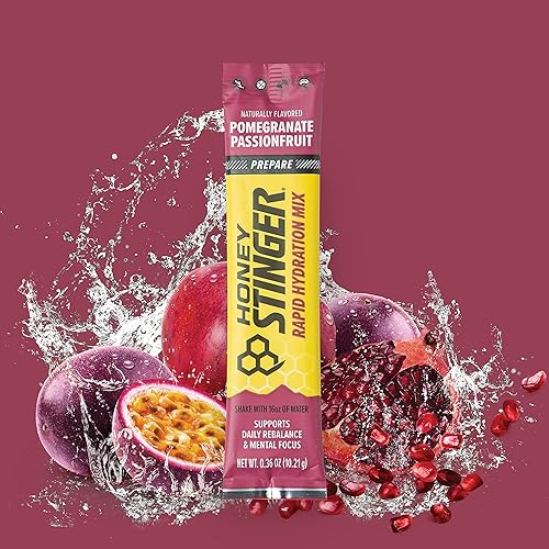 Miniatura 6 de Honey Stinger Prepare polvo de hidratación rápida  Multiplicador de electrolitos de pomyá para ejercicio resistencia y rendimiento  Nutrición