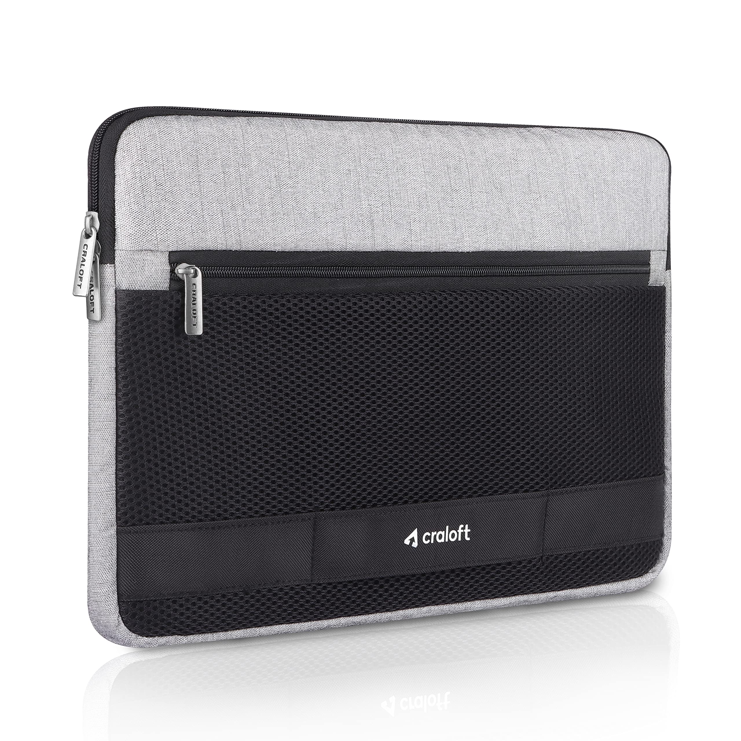 Craloft Premium Tablet Sleeve Case Cover Bag Pouch 8 to 11.6 Inch Compatible for Samsung Galaxy, Ipad, Realme, Lenovo, Redmi (L32, Grey & Black) (B0BQW9R31V) Amazon Price History, Amazon Price Tracker