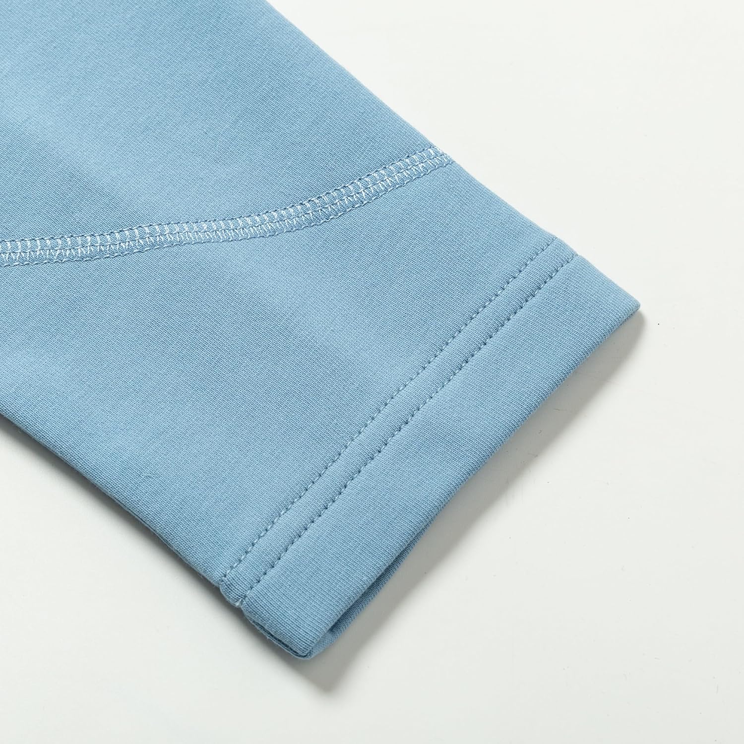 Women’s Lightweight Zip‑Up Jacket – Soft Brushed Knit, Stand‑Collar, Ribbed Cuffs & Hem, Side Pockets, Light‑Blue