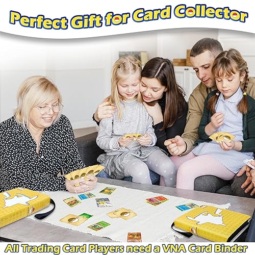Miniatura 7 de VWAHNANA Card Binder for Pokemon Card Binder, 400 Pockets Card Holder Binder, 4 Pocket for Pokemon Trading Cards in 50 Card Sleeves, for PTCG Card