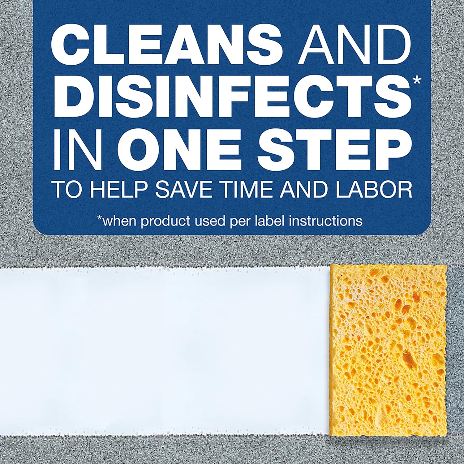 Comet Professional Multi Purpose Disinfecting Liquid Cleaner with Bleach Ready To Use Refill for Commercial Use, 1 Gallon (Case of 3)