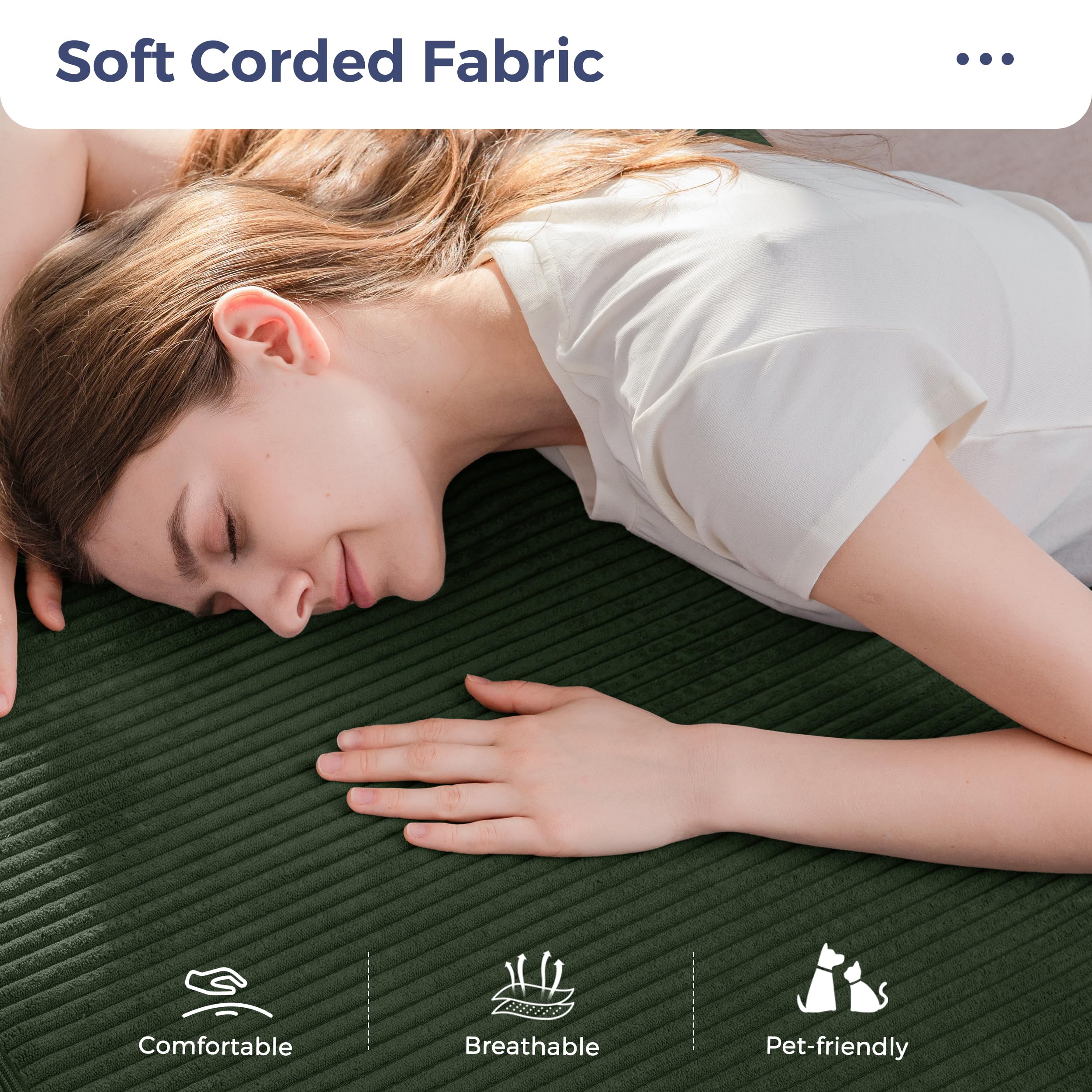 The Couch: 5 Picks Worth Buying in 2026 1 MAXYOYO Folding Sofa Couch, Convertible Floor Sofa with Armrest, Multifunctional — product photo