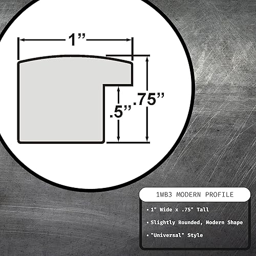 Miniatura 3 de Craig Frames paspartú para mostrar CD con marco negro de 1 pulgada