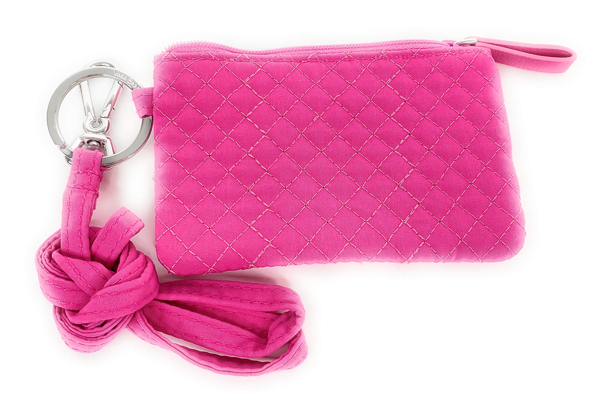 Amazon.com: Vera Bradley Iconic Zip ID Lanyard Rose Petal