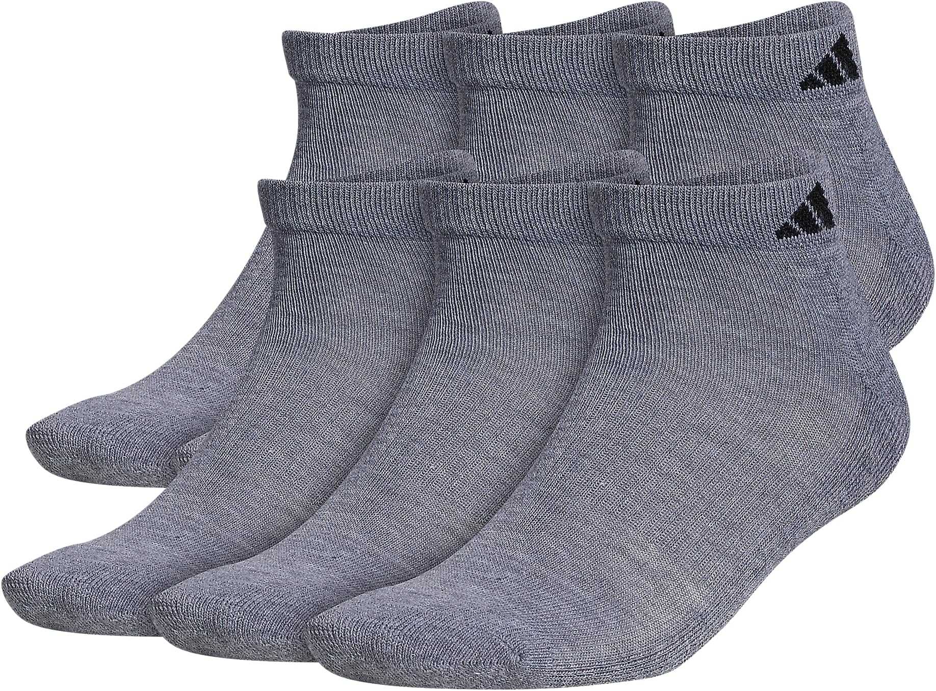 Men's Athletic Cushioned Low Cut Ankle Socks (6 Pairs) Durable & Comfortable