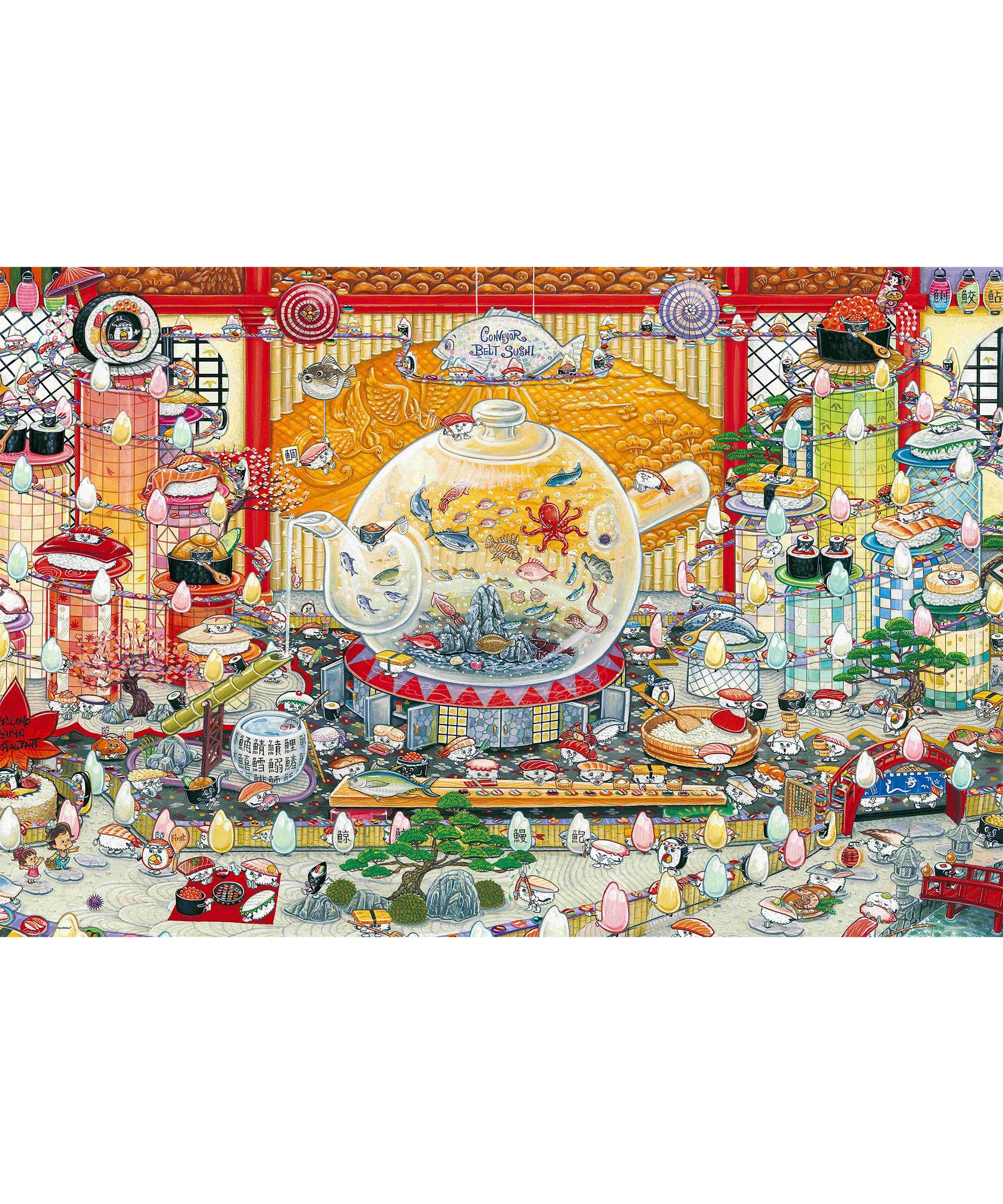 PieceRelax PieceClicks Puzzle 2000 Piezas para Adultos Rompecabezas International Sushi Day 63,3 x 95 cm [U1192]