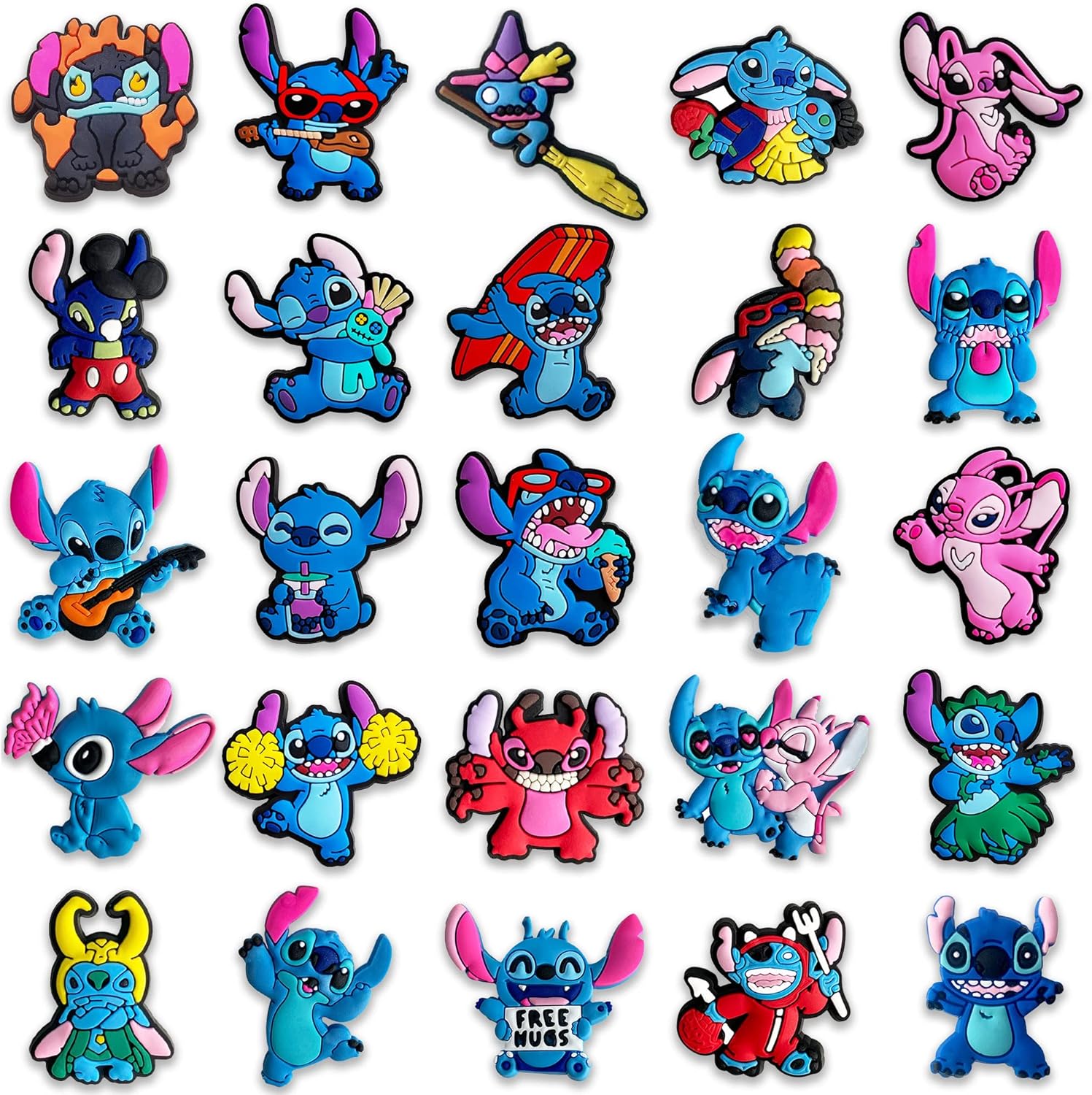 Fashion Crystal Rhinestone Shoe Charms,Different Shoe Decoration Charms Pack for Clog Sandals，Bling Jewelry Accessories Decoration for Girls Women Party Favors Birthday Gifts