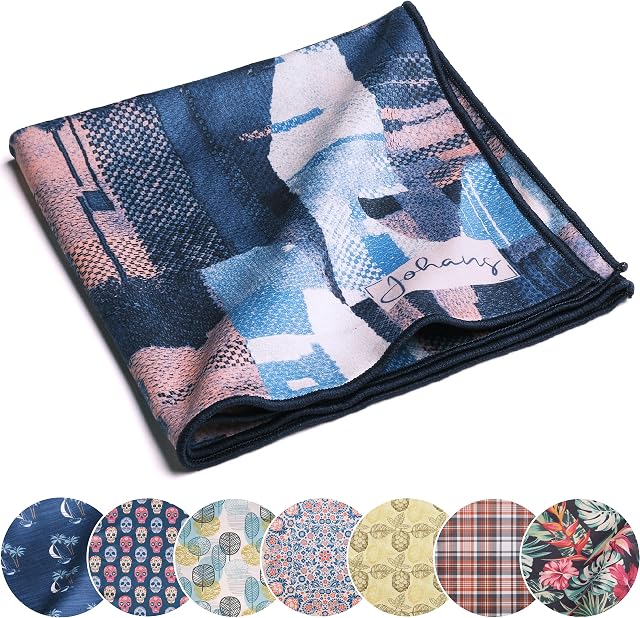 Johans® XXL ściereczka z mikrofibry | jakość optyczna 30 x 30 cm do czyszczenia okularów, smartfonów, tabletów, aparatów fotograficznych | ściereczka do czyszczenia okularów, ściereczka do