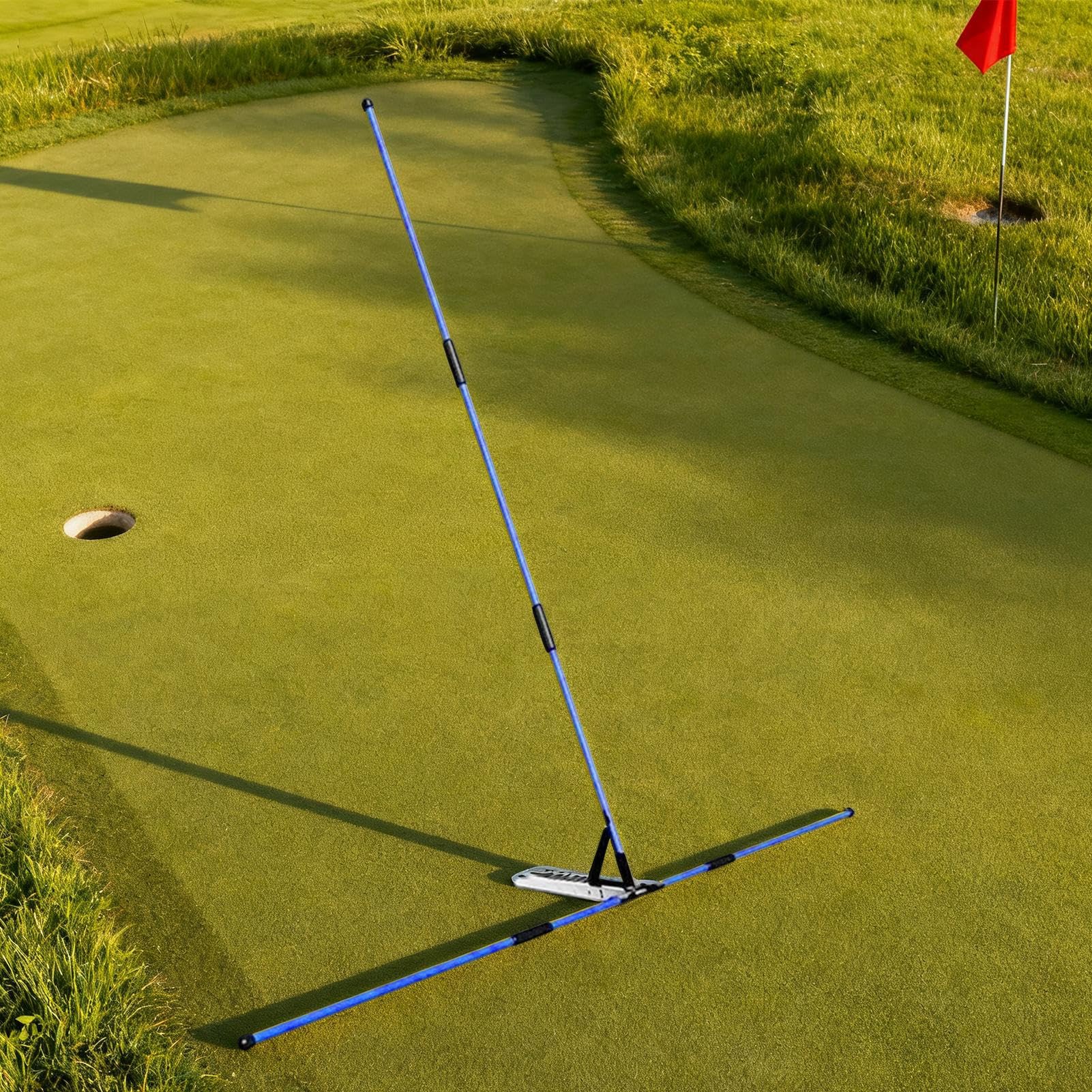 Barra de alineación de golf | Barra de entrenamiento desmontable y ajustable,Palos de ejercicio para golf | para ejercicio en casa, en el patio trasero y en interiores, astillado y golpeando