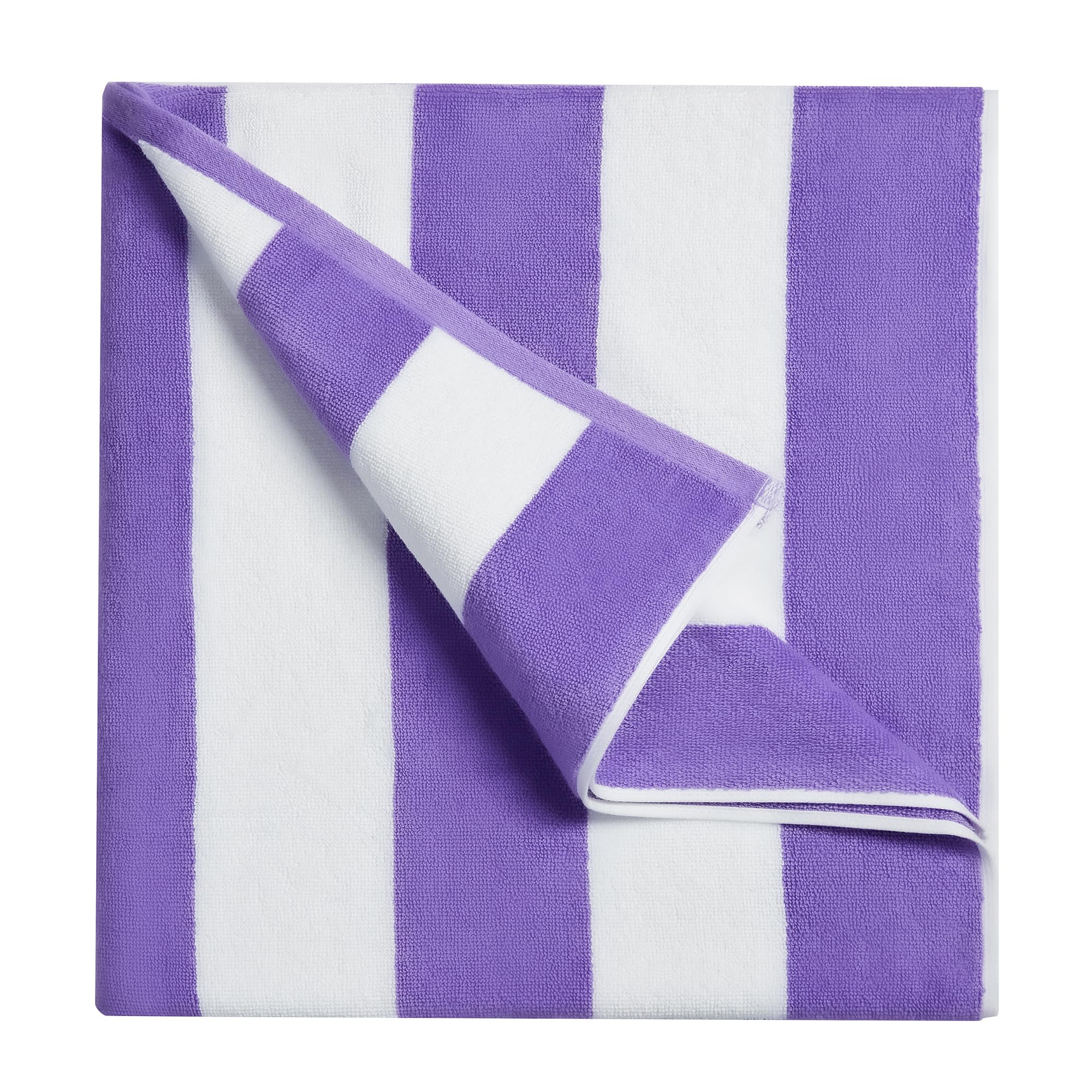 Bornbay Large Beach Towel Oversized - 40"X70" Big Cute Beach Towels, Extra Large Thick Purple Beach Towel, XL Wide Fluffy Swimming Towel Oversize,