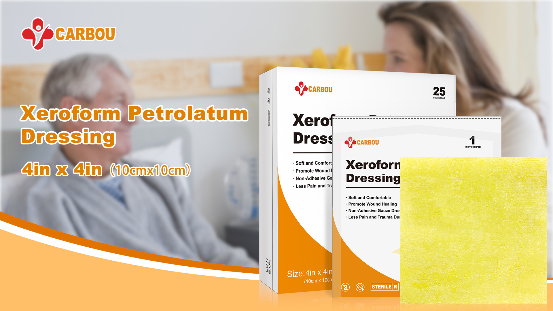 business casual dress code men Xeroform Petrolatum Impregnated Dressing 2x2 Inch, Gauze with 3% Bismuth  Tribromophenate, Non-Adherent, Sterile, Box of 25 main image 0