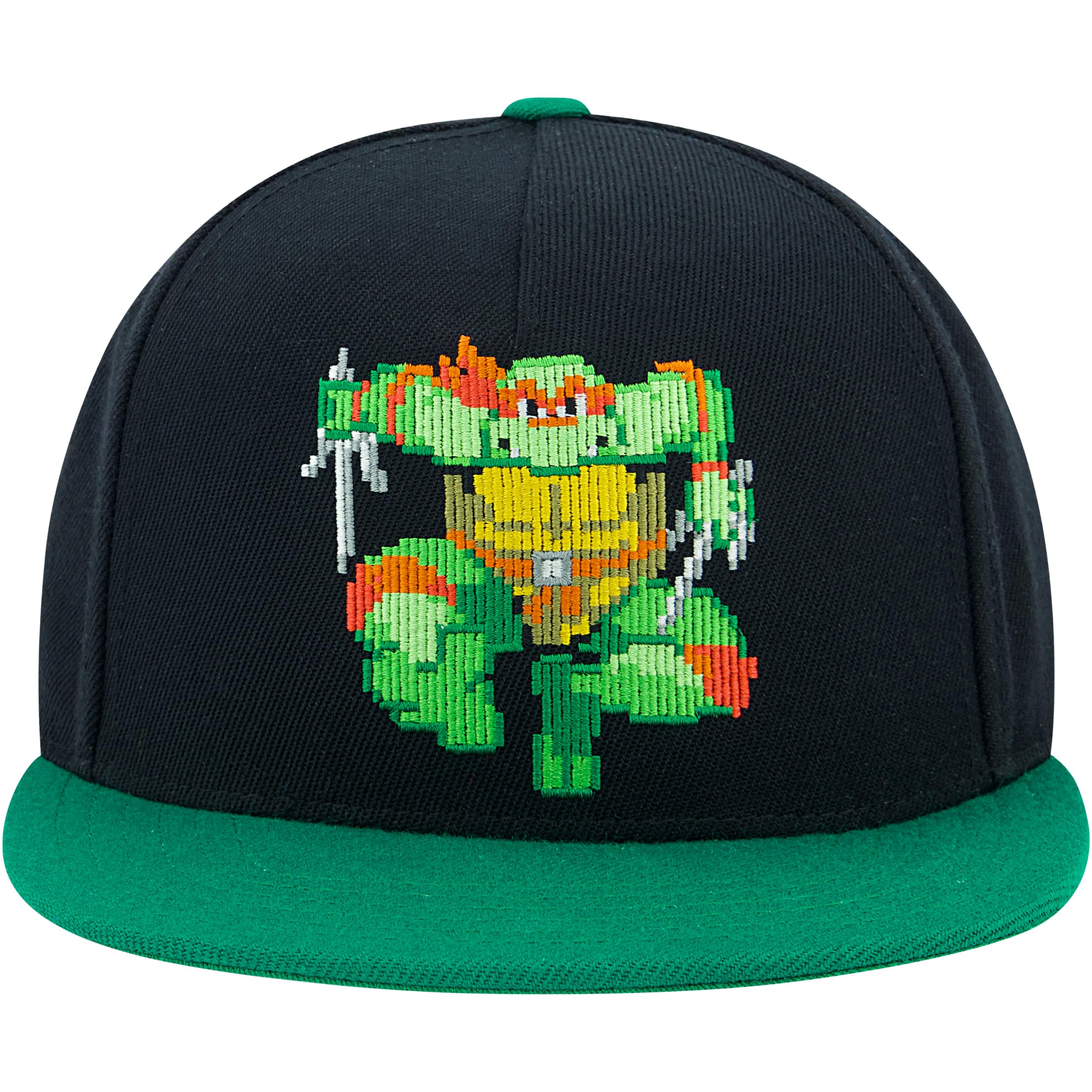 Concept One Teenage Mutant Ninja Turtles Cap, TMNT Adult Skater Snapback Baseball Hat with Flat Brim