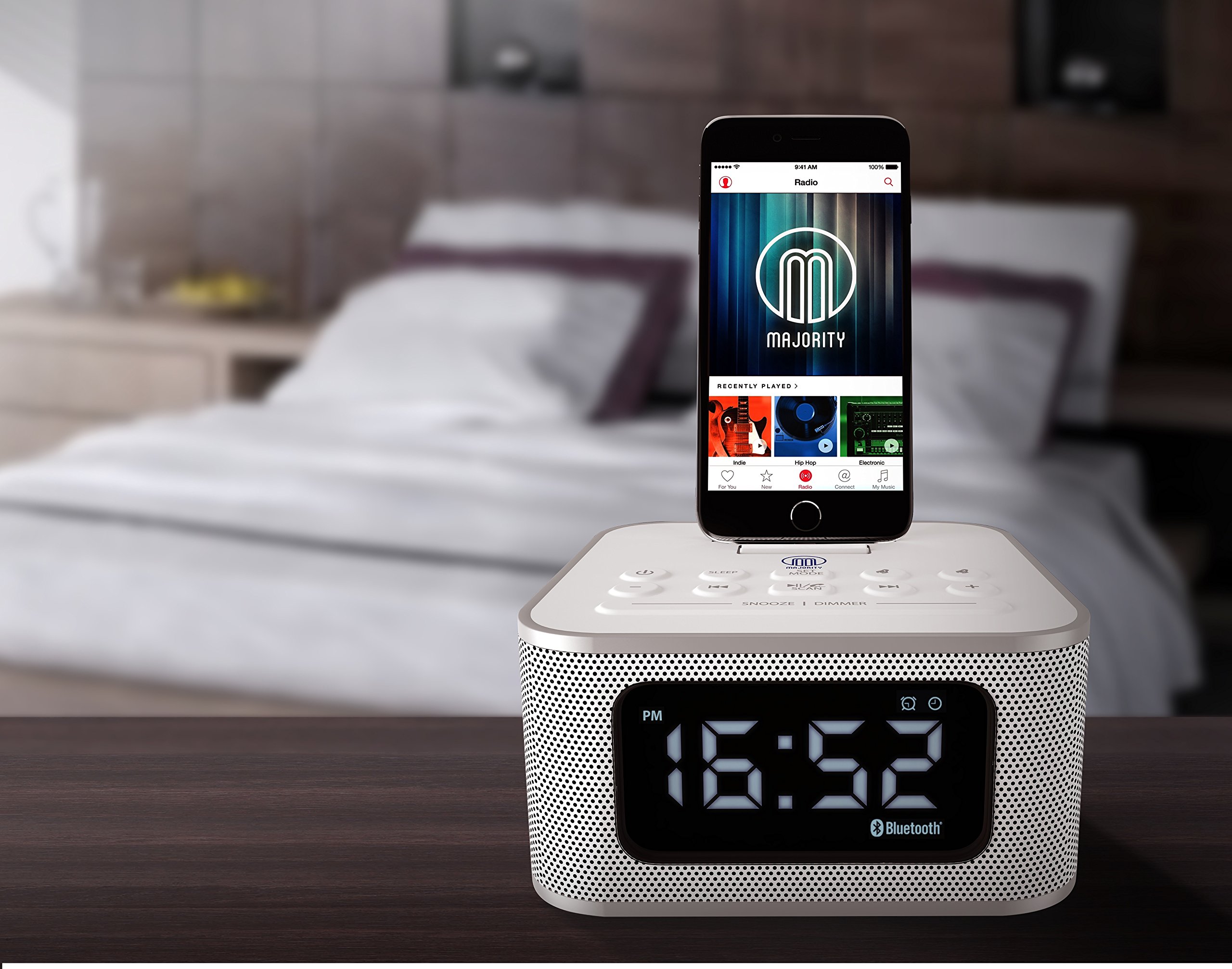 Buy MAJORITY Neptune Speaker 20W Docking Station Bluetooth Alarm Clock