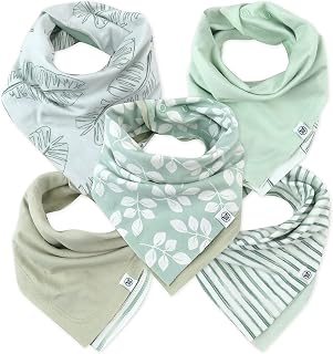 Boys Organic Cotton Bandana Drool Bib Multipack