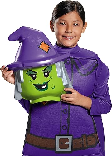Miniatura 7 de Disguise Disfraz de Lego Witch Prestige, morado, pequeño (4-6)