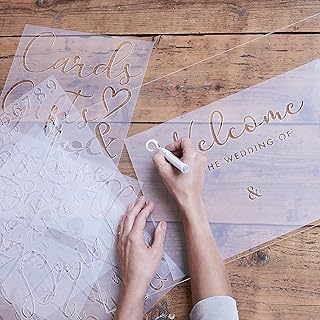 Country Wedding Schriftzug Schablonen