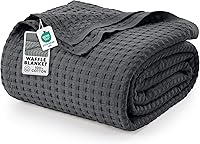 Vista 86 de Utopia Bedding Sage Green 100% Cotton Waffle Blanket 300 GSM [Full - 90x84 Inch] Soft Lightweight Breathable Bed Blanket for All Season