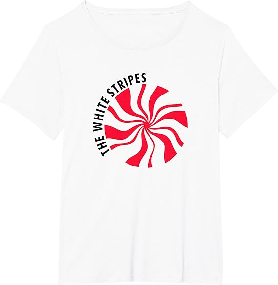 White t shirt with stripes Clearance