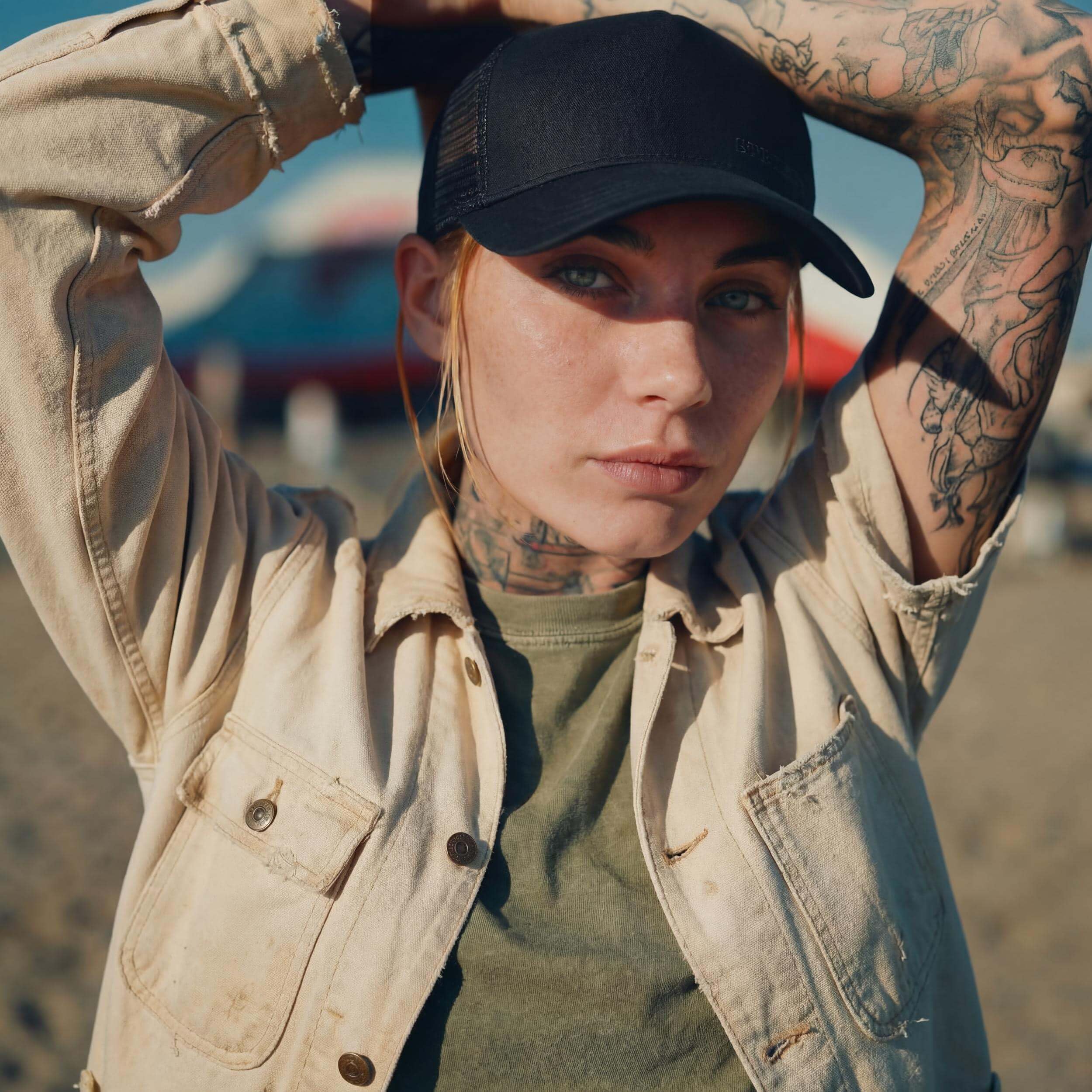 Stetson Cappellino Trucker Classic Donna/Uomo - Berretto Baseball Mesh cap Snapback, con Visiera Primavera/Estate - Taglia Unica Nero
