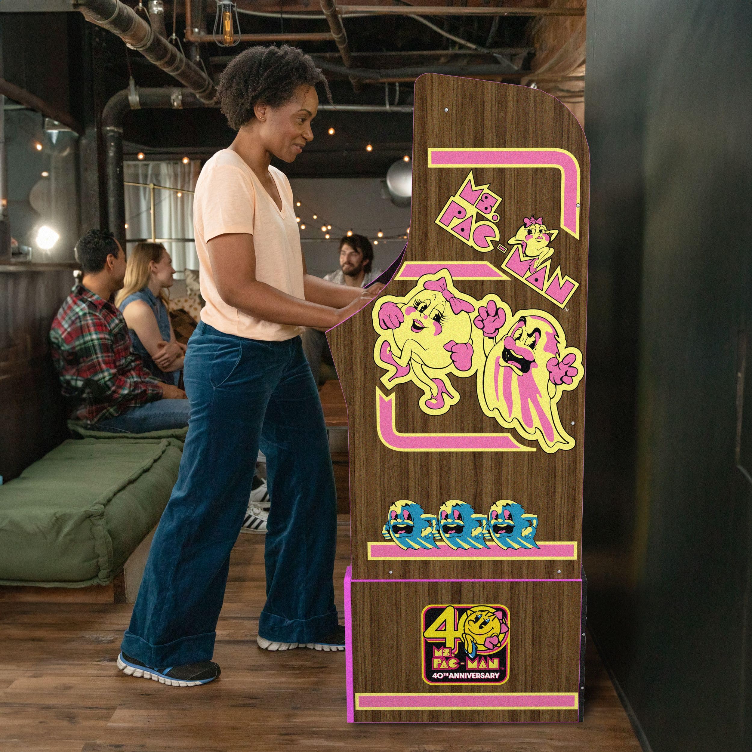 Arcade 1 Up Ms. Pac-Man 40th Anniversary Arcade Machine