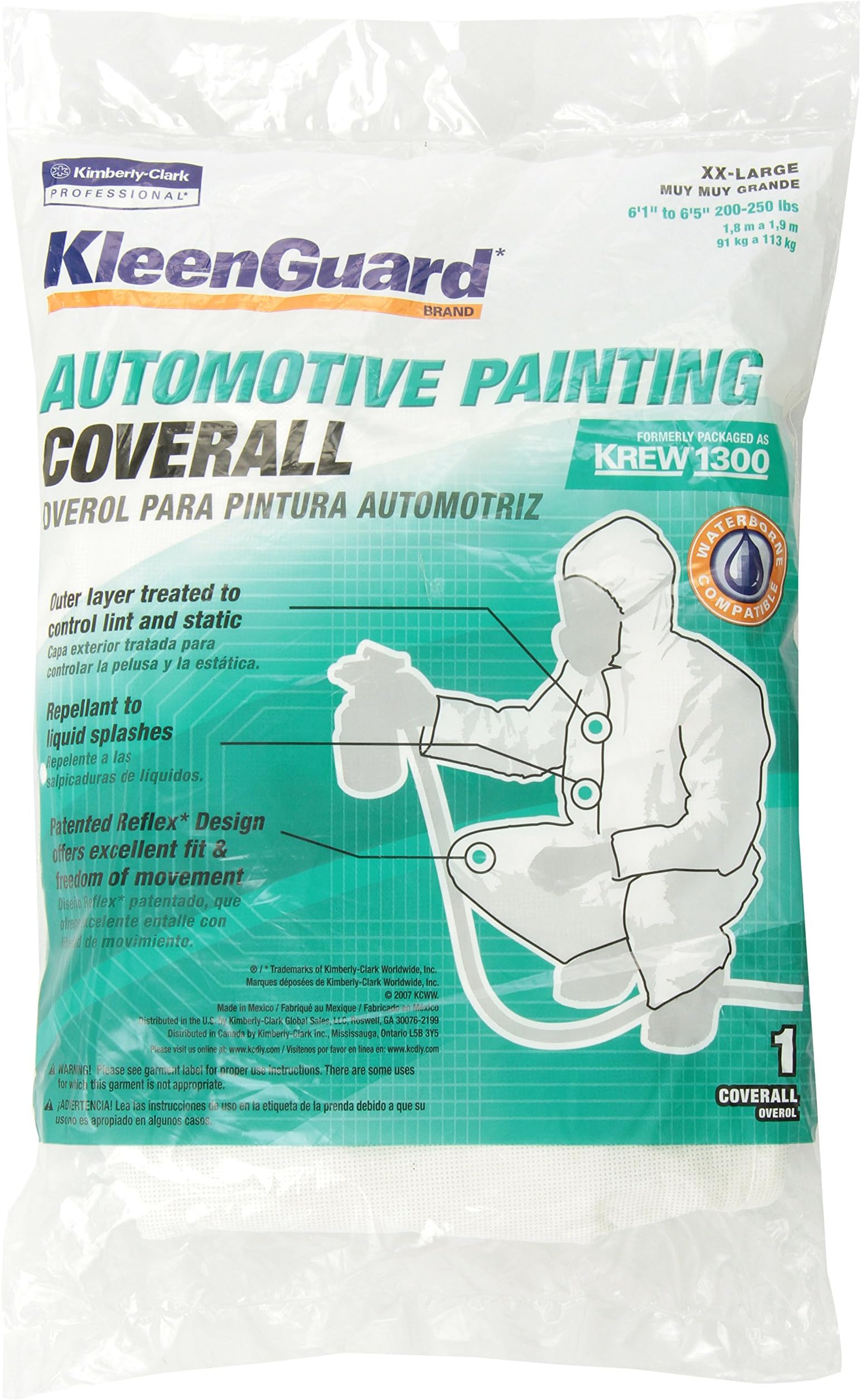 Krew 72215 XX-Large Hooded Paint Suit