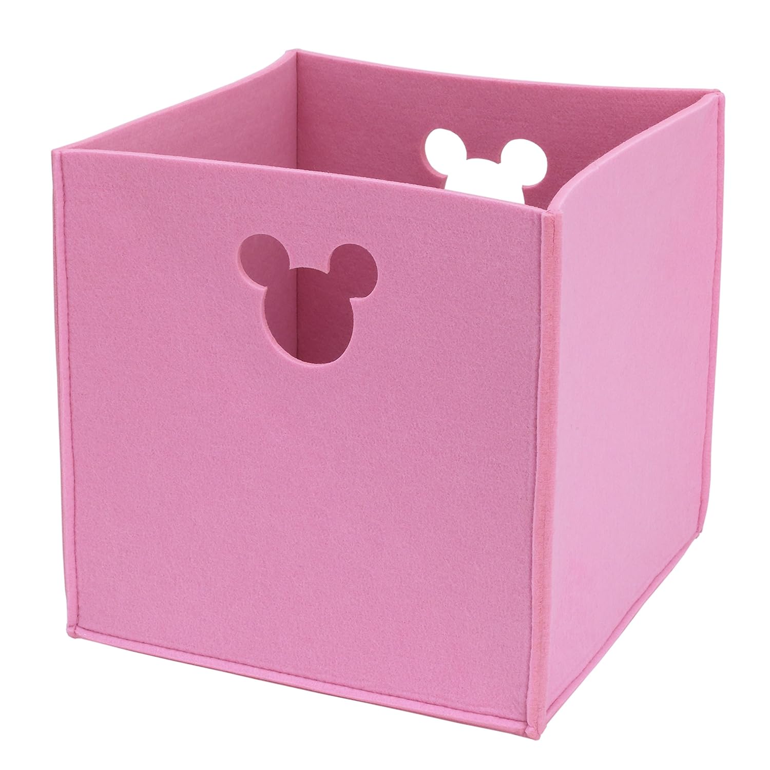 Disney Felt Die Cut Storage Bin, Pink, Minnie Mouse : Baby