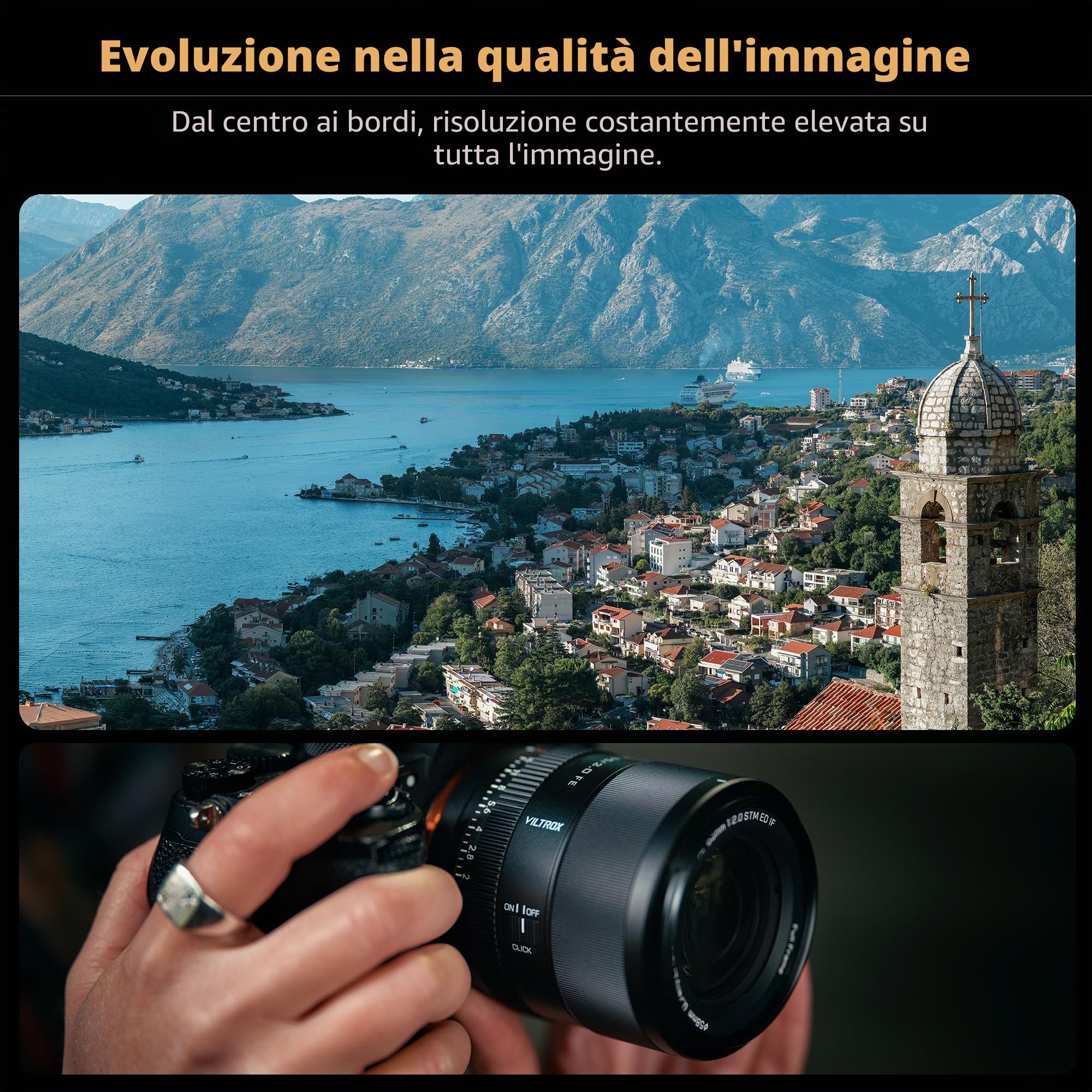 Viltrox AF 85mm F2.0 EVO Obiettivo per Fotocamera per Sony FE Full Frame con Auto Focus, Leggero, per Ritratti