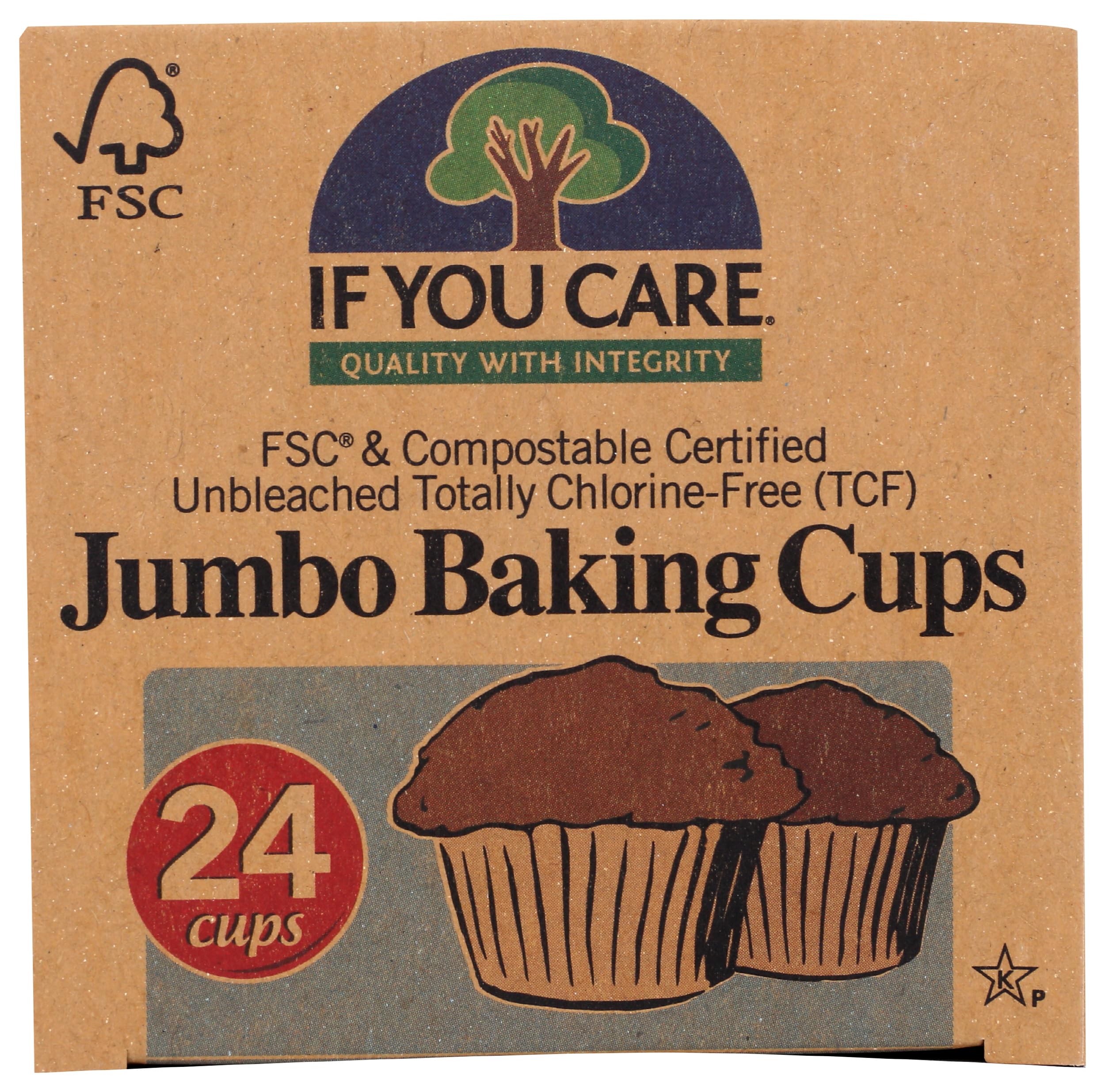 If You Care Green Baking Cups, 24 Ct