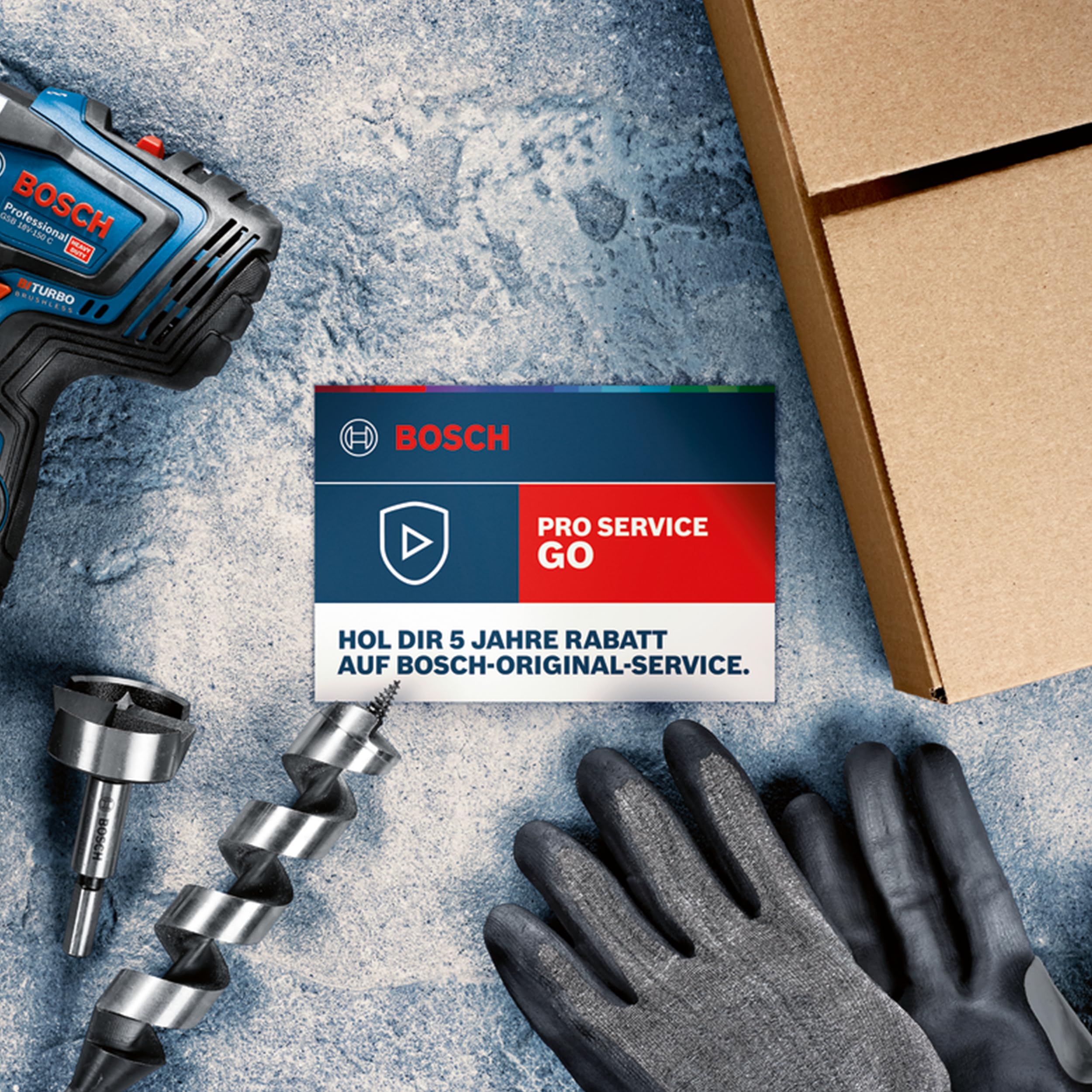 Bosch PRO Service: 5 Jahre Rabatt auf Bosch Reparaturservice für Professional Werkzeuge | Aktivierungscode per Email