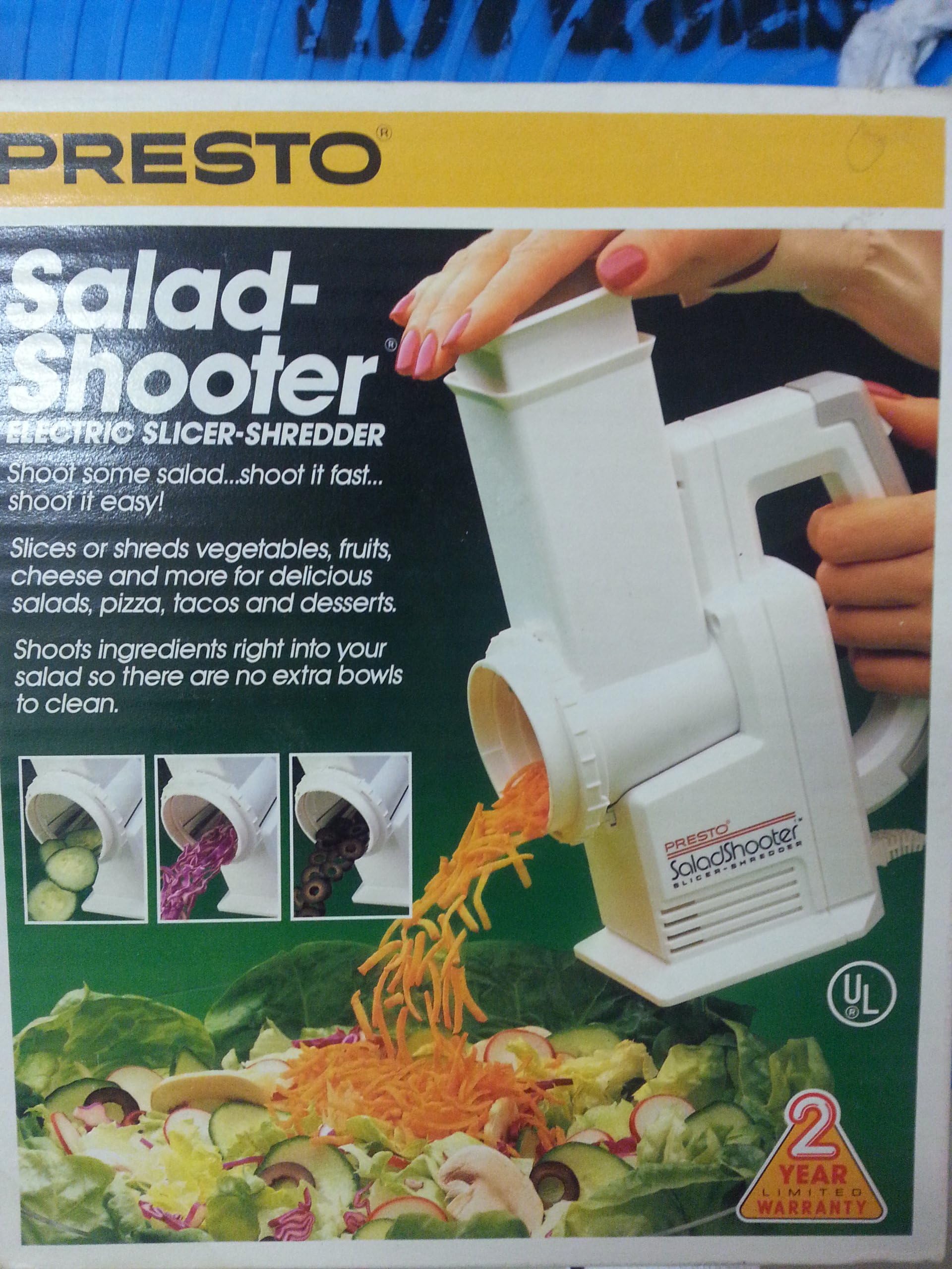 Presto Salad Shooter Electric Slicer/ Shredder Electric