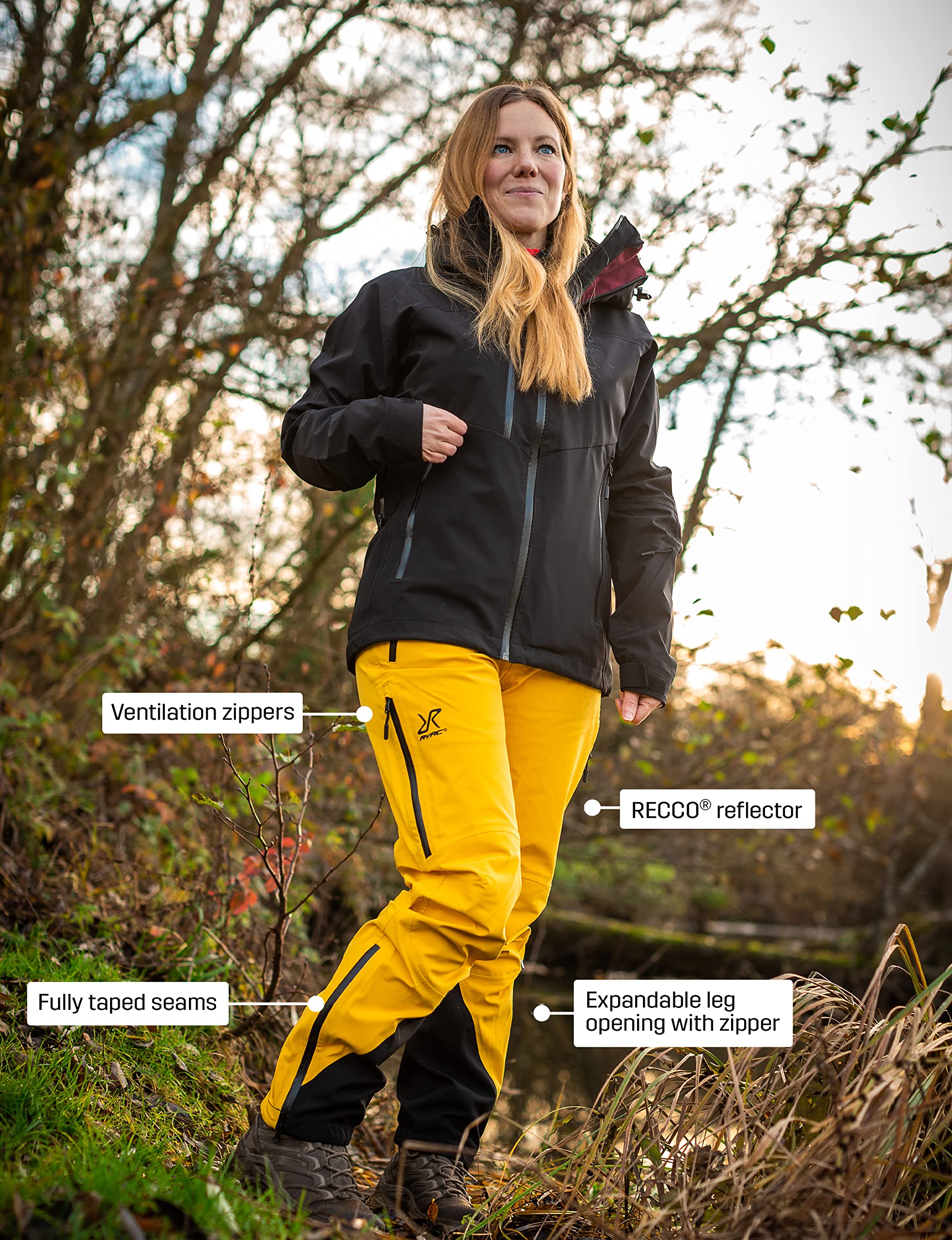 RevolutionRace Cyclone Rescue Jacket, Damenjacke, Belüftete Und