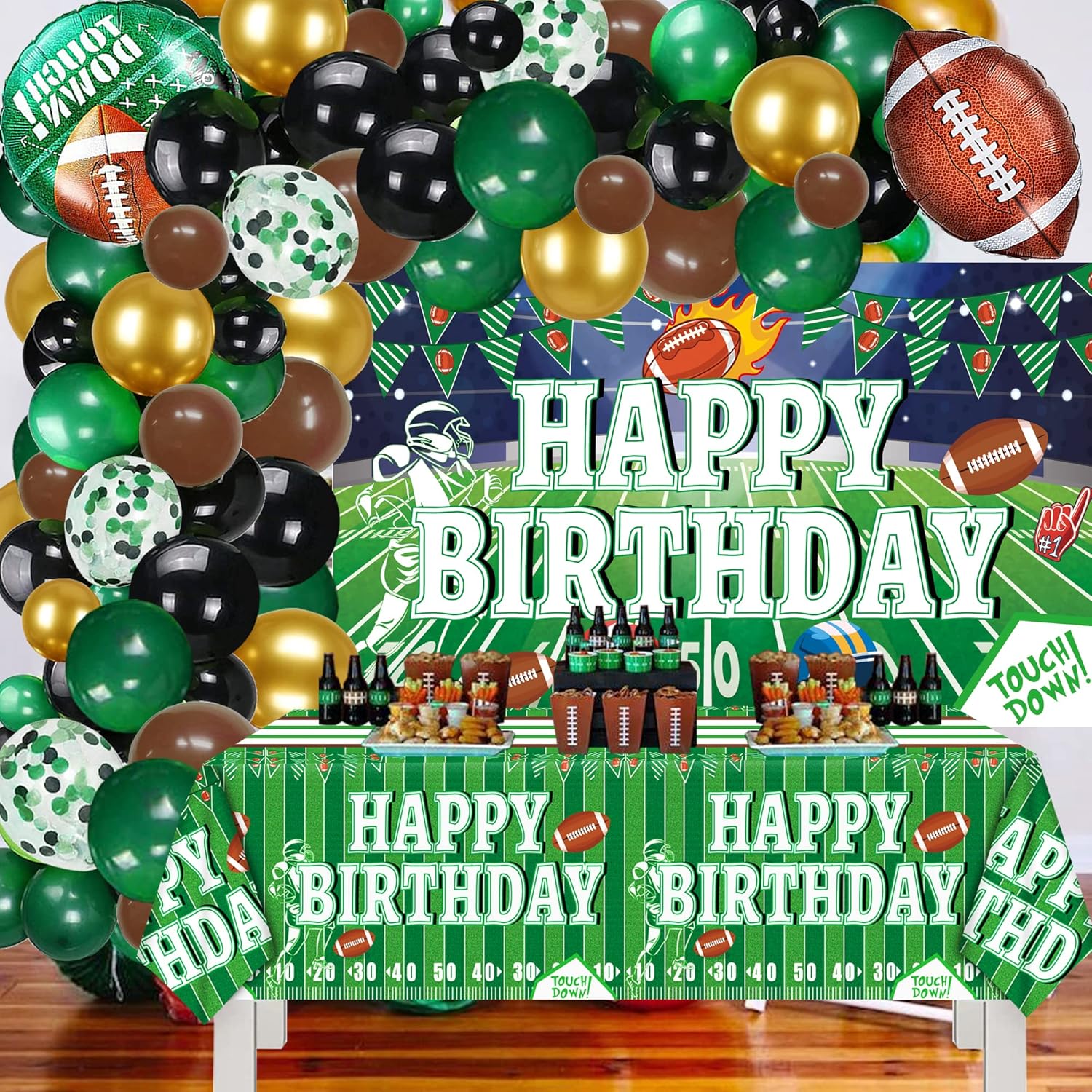 Football Birthday Party Decorations, Football Theme