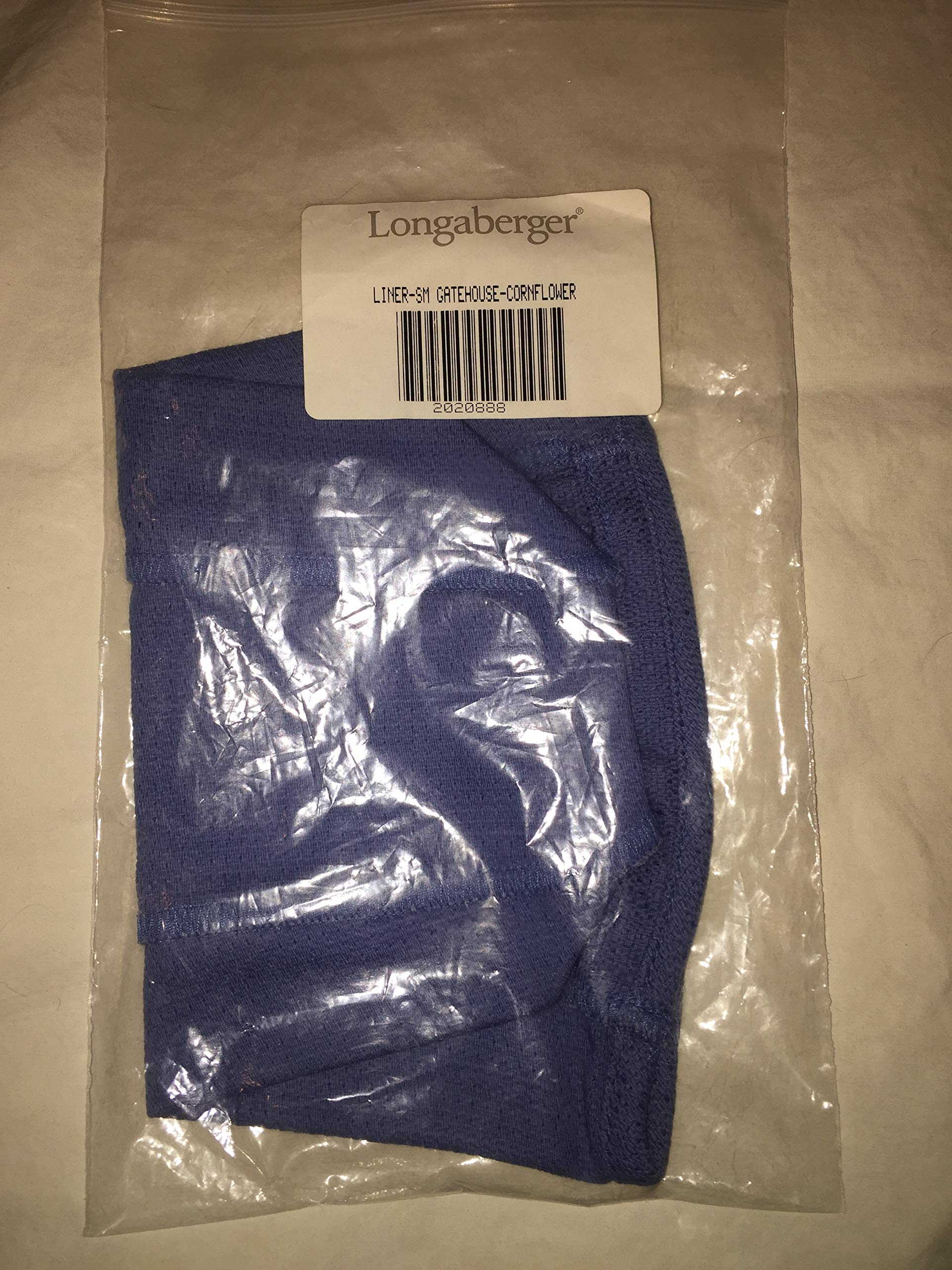 Longaberger Liner for Small Gatehouse in Cornflower Fabric