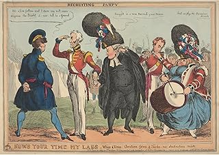 ArtDirect Recruiting party. Now's your time my lads - Whigs & Tories - Christians, Jews & Turks - no distinction made. Unframed Art Print Giclee Poster by William Heath - Ready for Framing with Customization Sizes