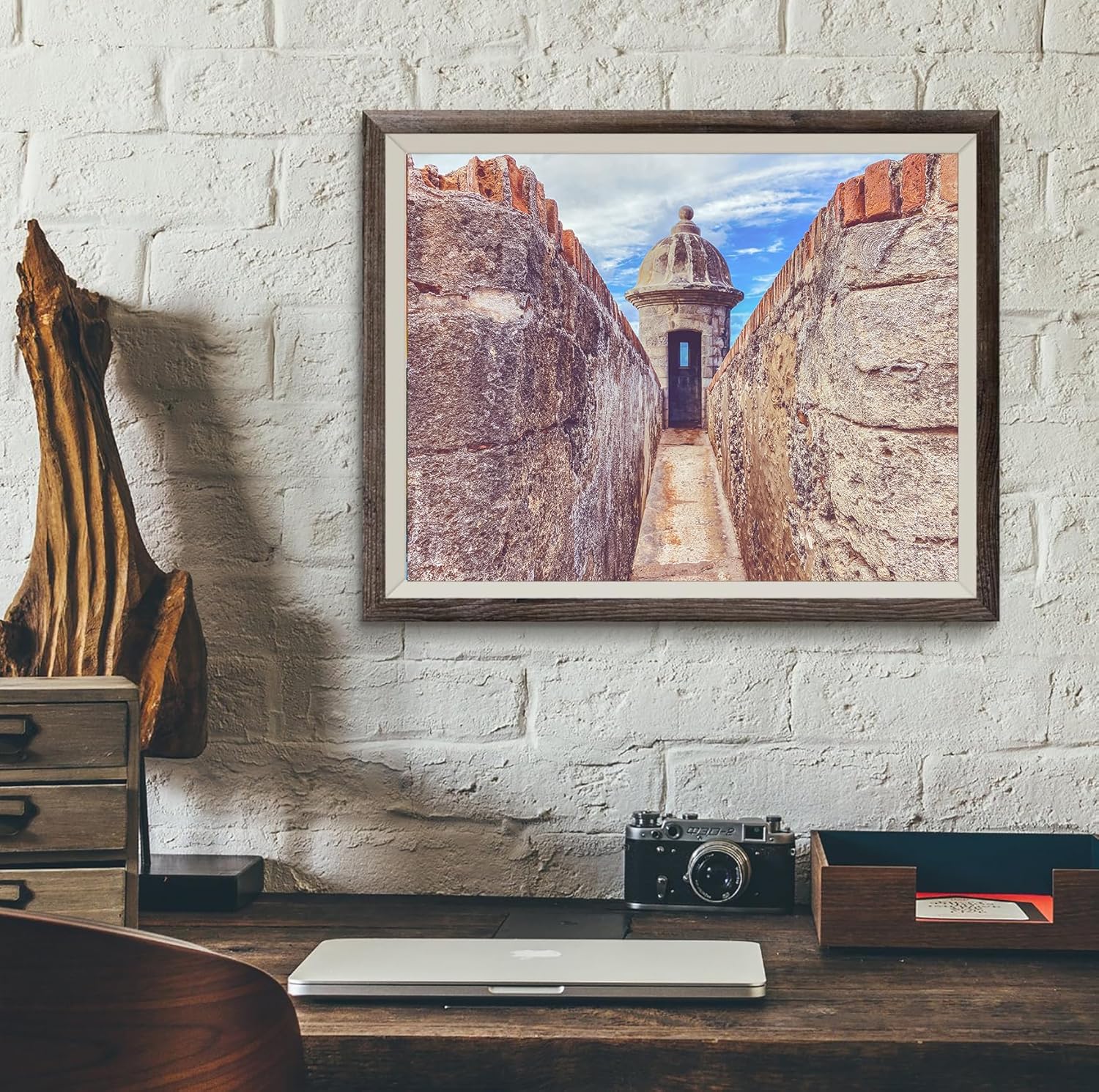 Set of 6 - Vintage Puerto Rico Photography prints, UNFRAMED, San Juan, Coastal, Flag, Wall Art Decor Posters, Customizable Sizes (11x14)