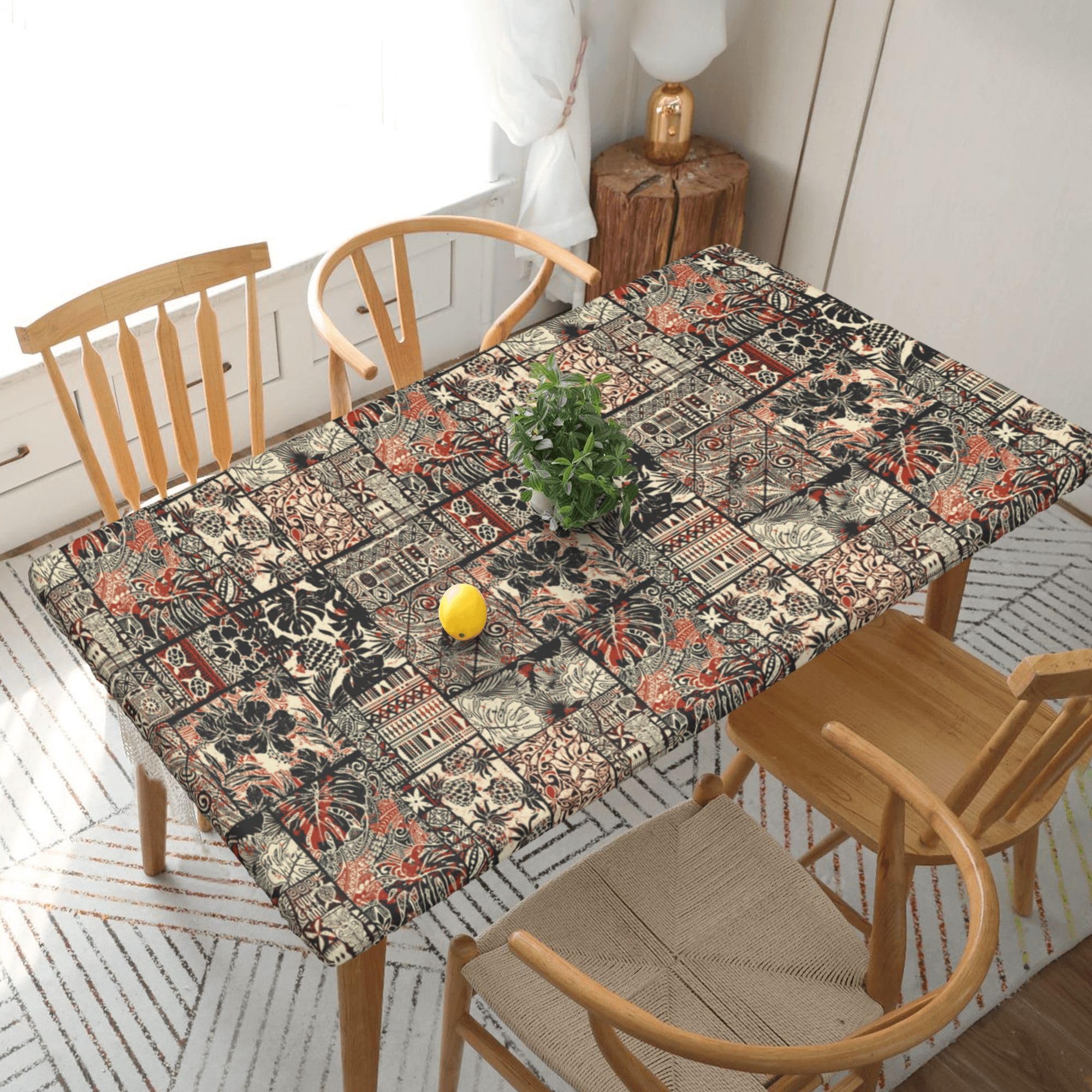 Nappe extensible anti tache 152 cm : finis les plis et les nappes qui s'envolent