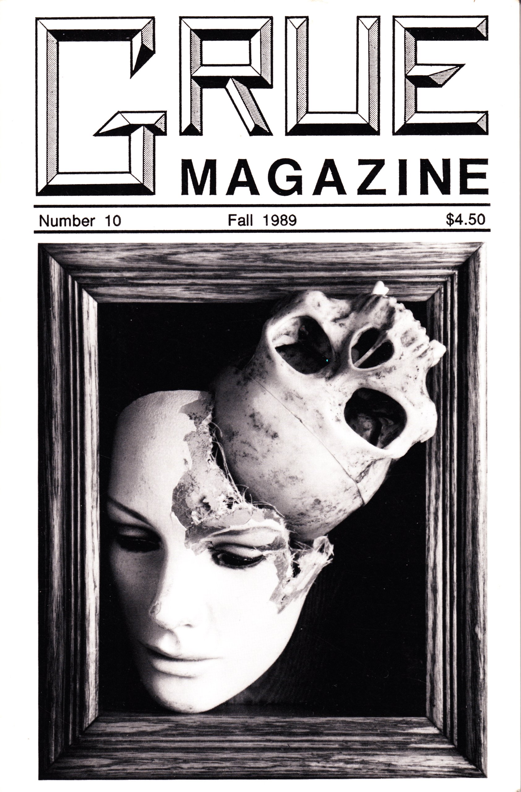 Cover of Grue Magazine, Fall 1989