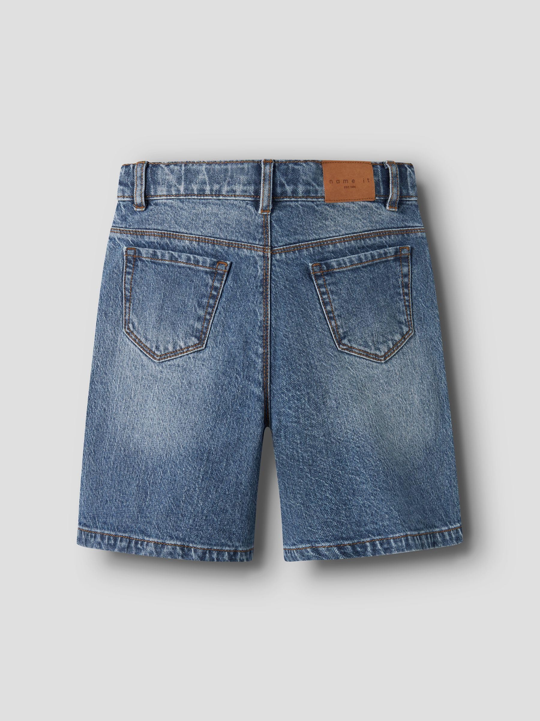 Name IT Nkfrose HW Long DNM Shorts 1160-Tk Noos Bambine e Ragazze