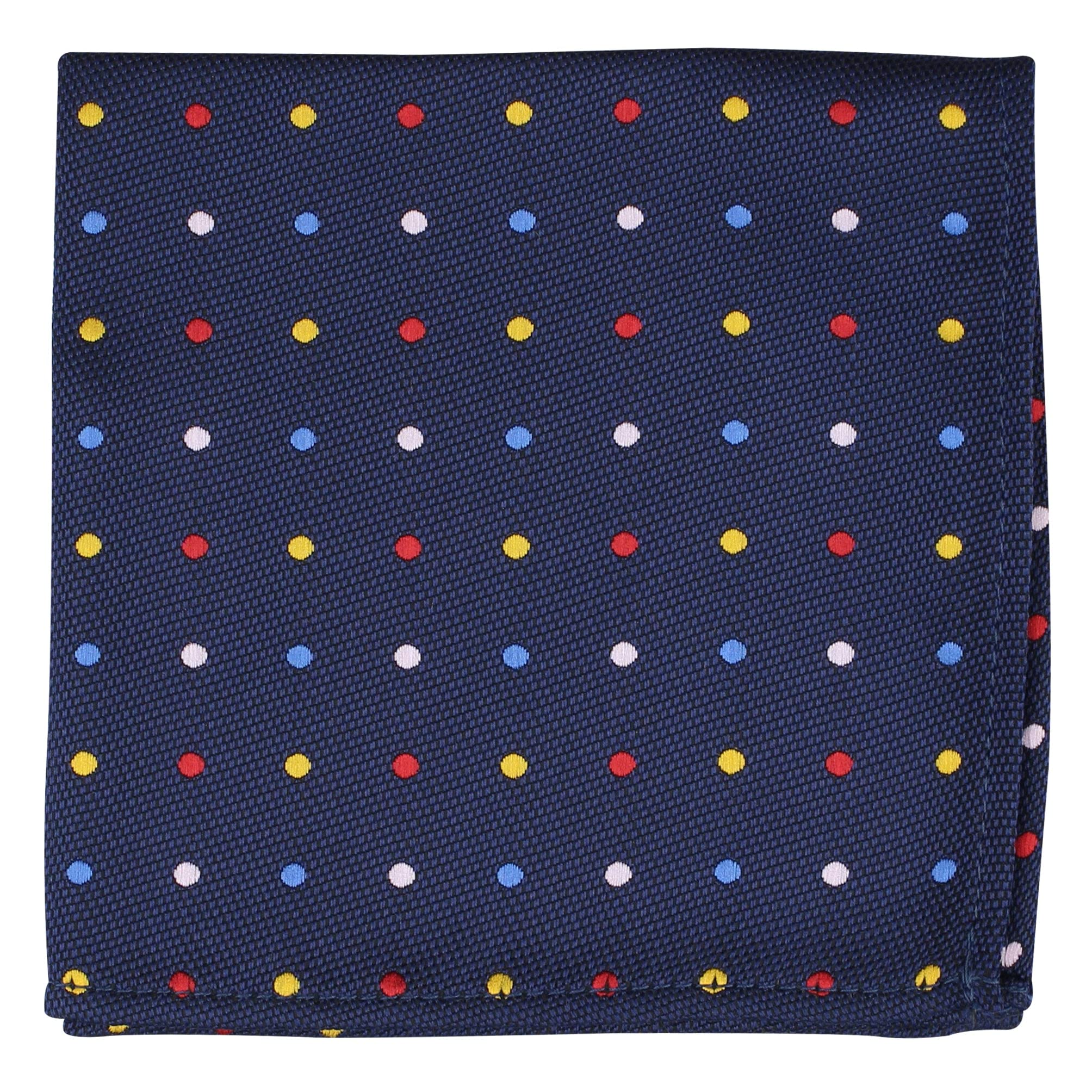 The Intellect Dash Abstract Blue Pocket Square-image-2