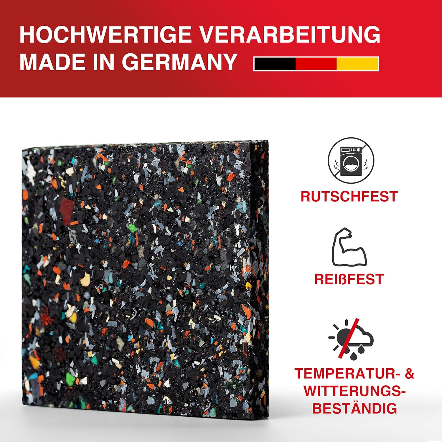 4-Pack Anti-Slip Mat for Washing Machine - 10cm x 10cm, 1.5cm Thick, Non-Slip & Anti-Vibration Mat